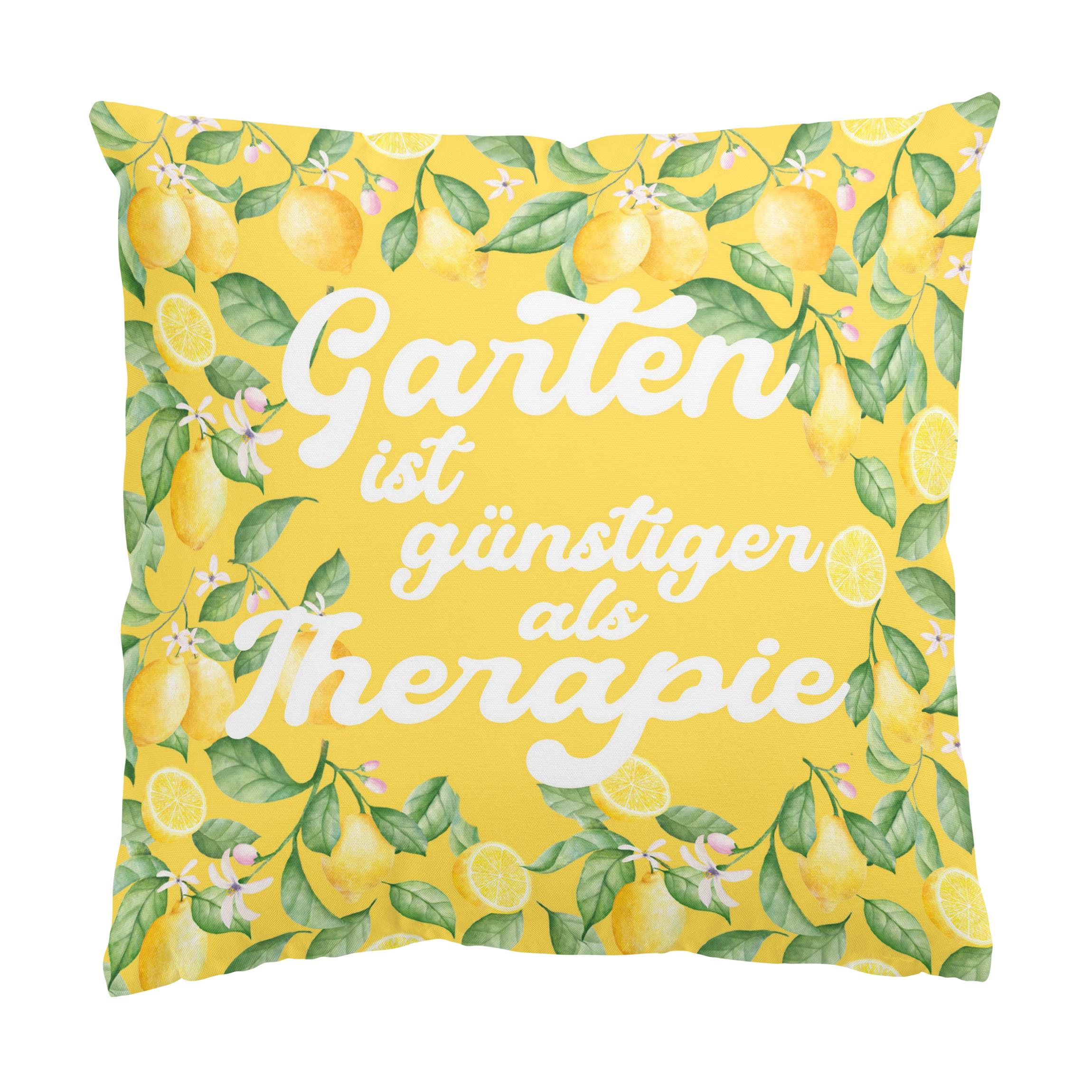 Dekokissen Mein Garten - Therapie