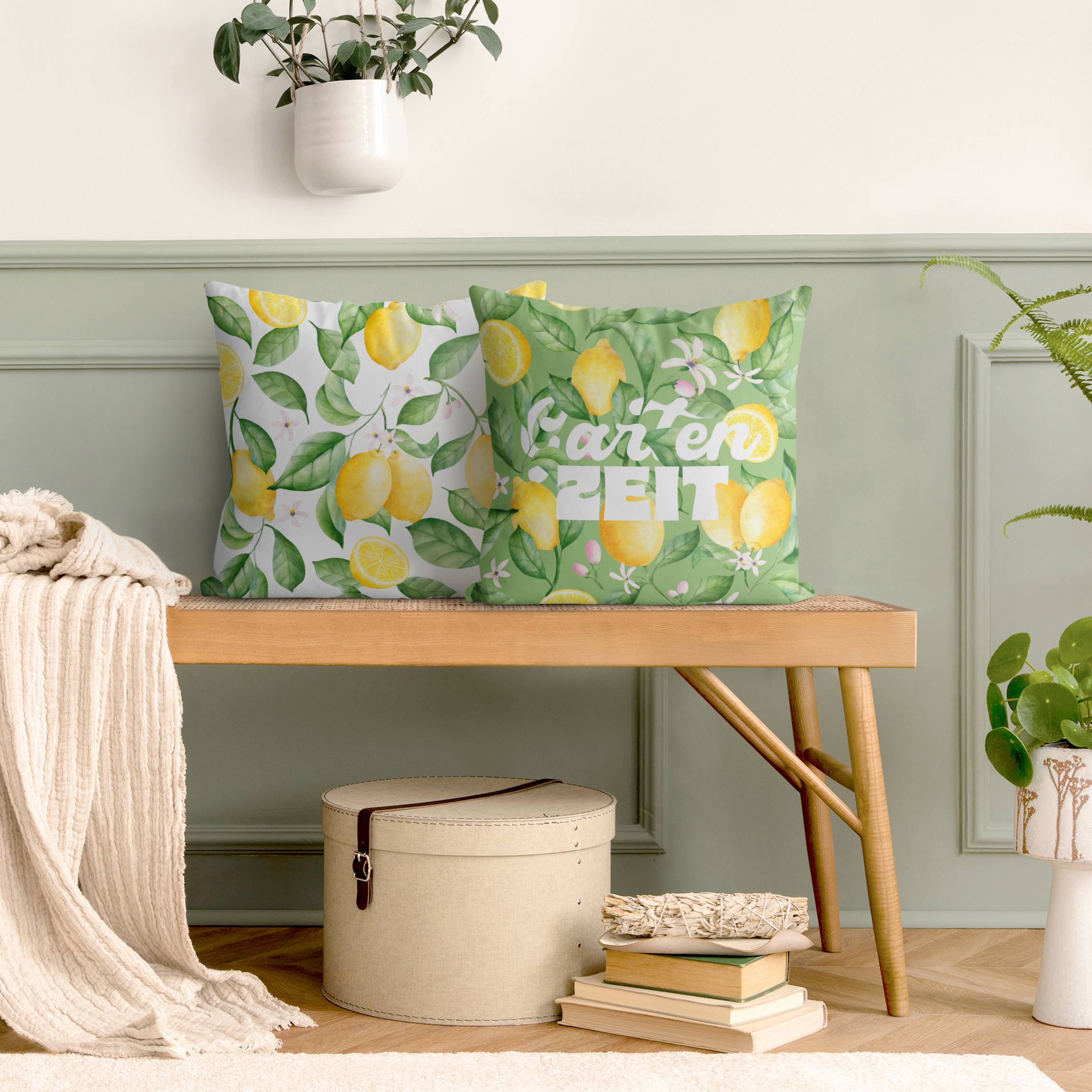 Dekokissen 2er Set Mein Garten Duo II