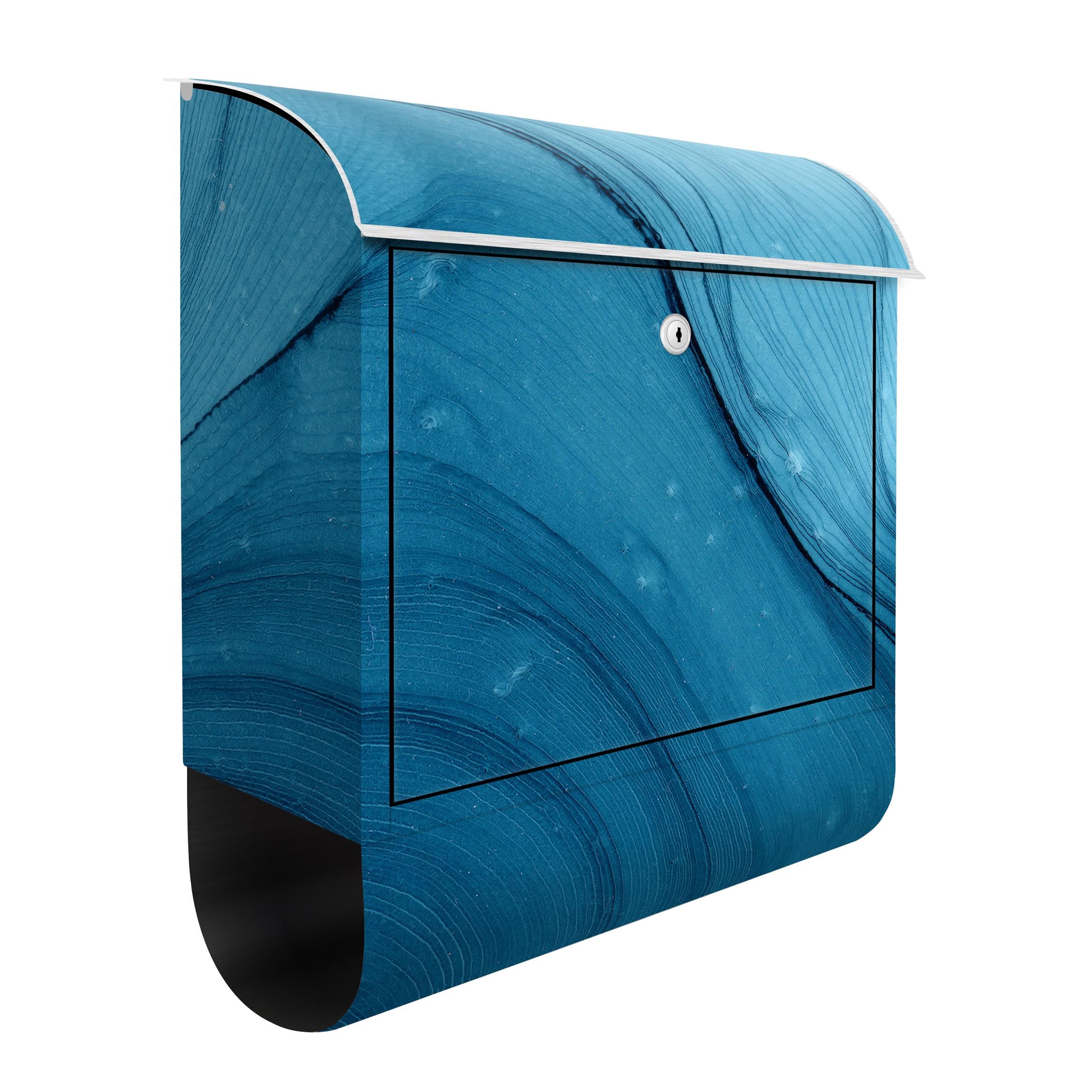 Briefkasten Meliertes Blau