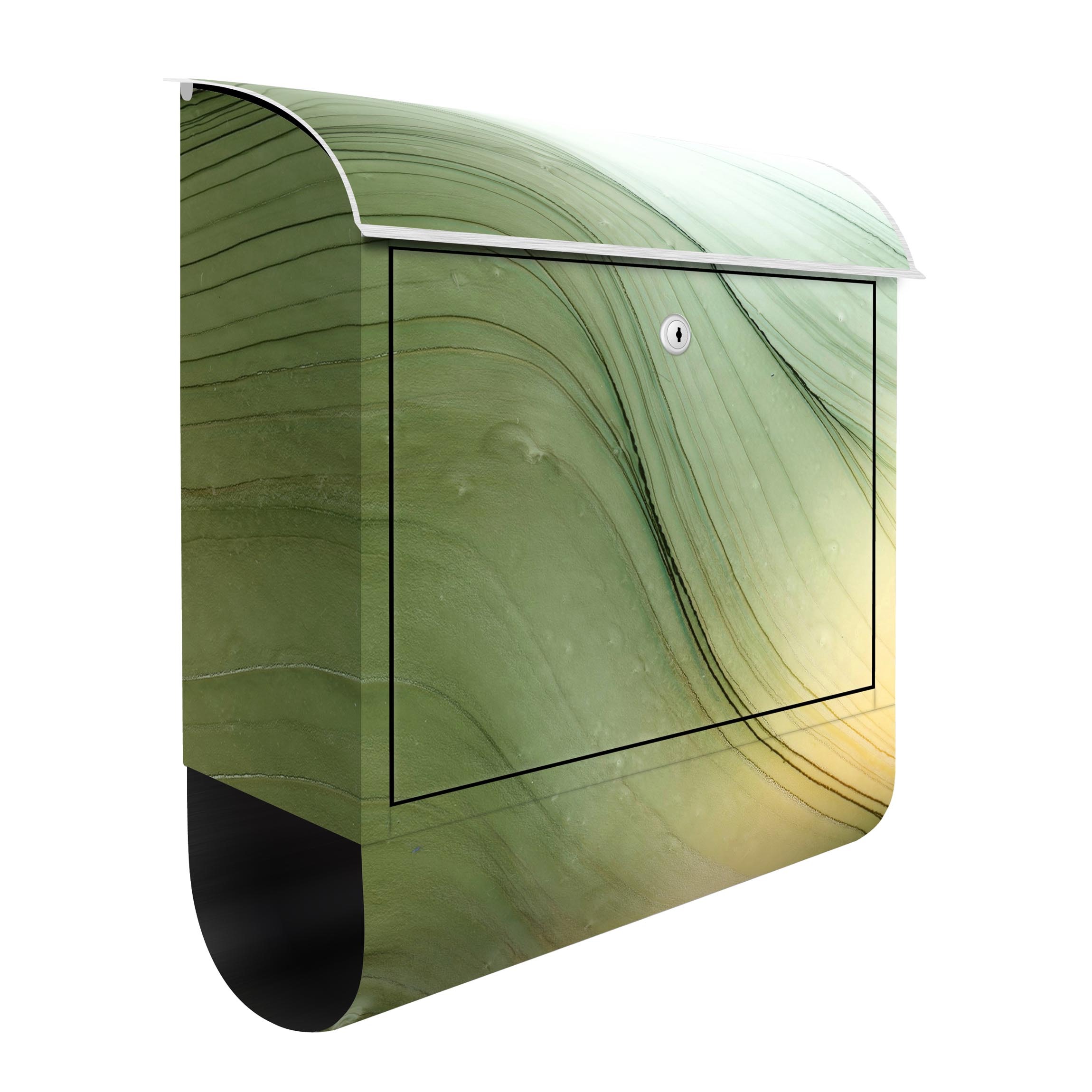 Briefkasten Meliertes Grün mit Honig