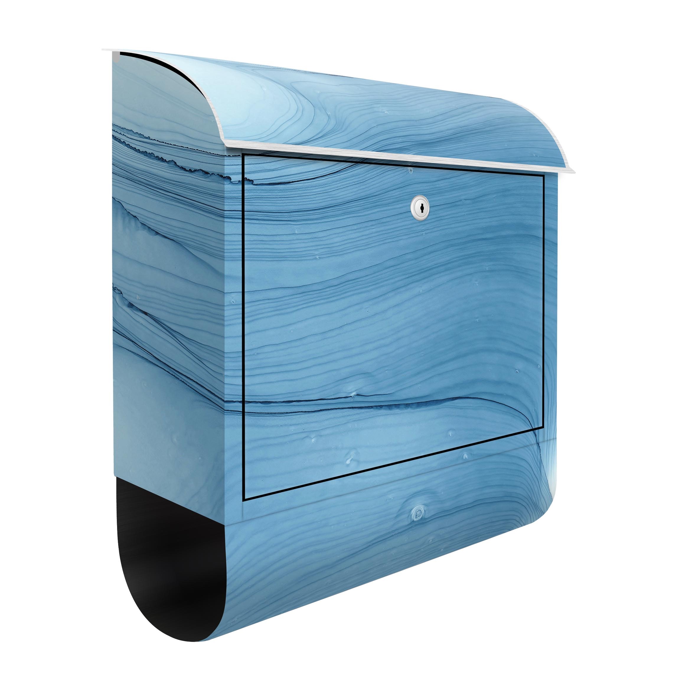 Briefkasten Meliertes Mittelblau