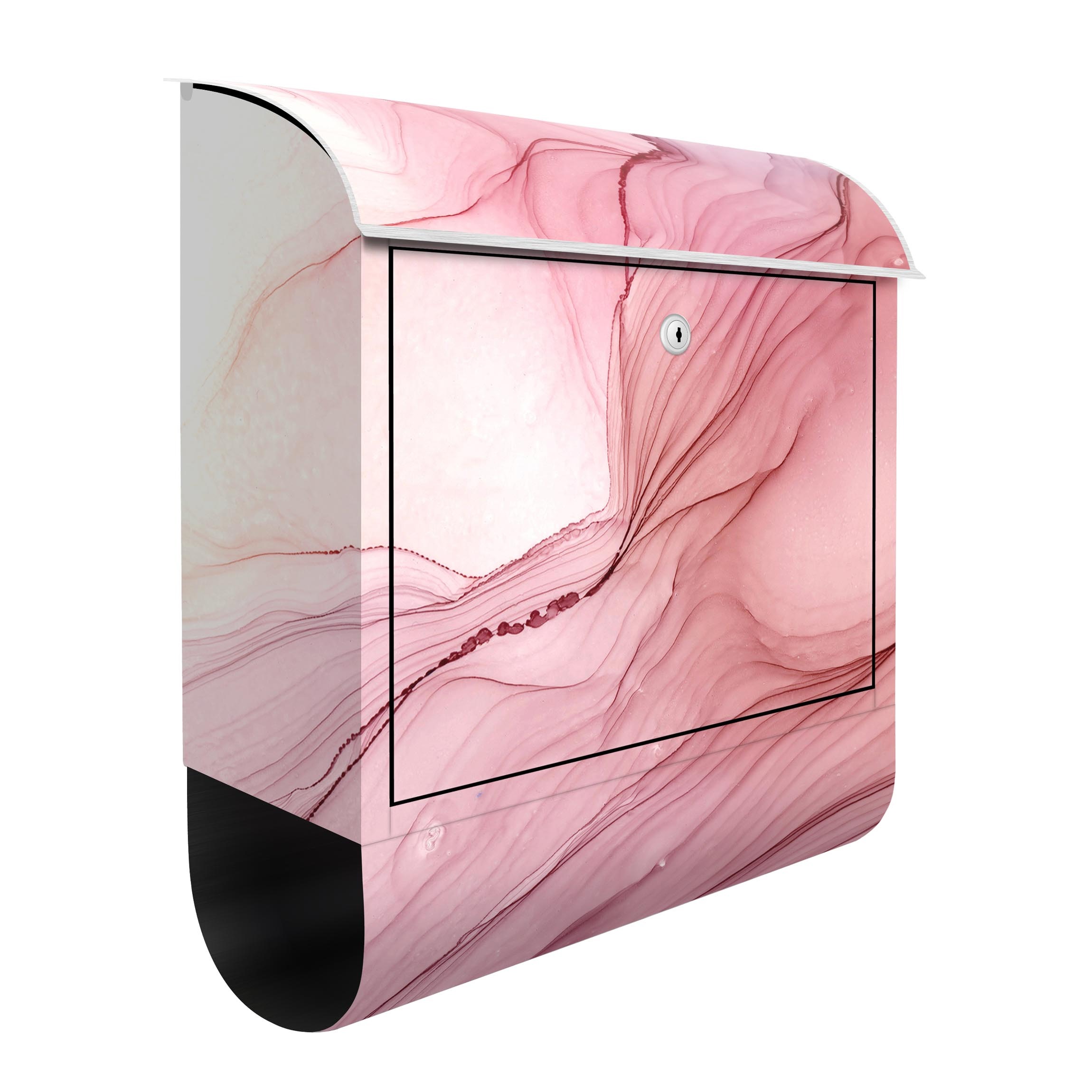 Briefkasten Meliertes Ziegelrot