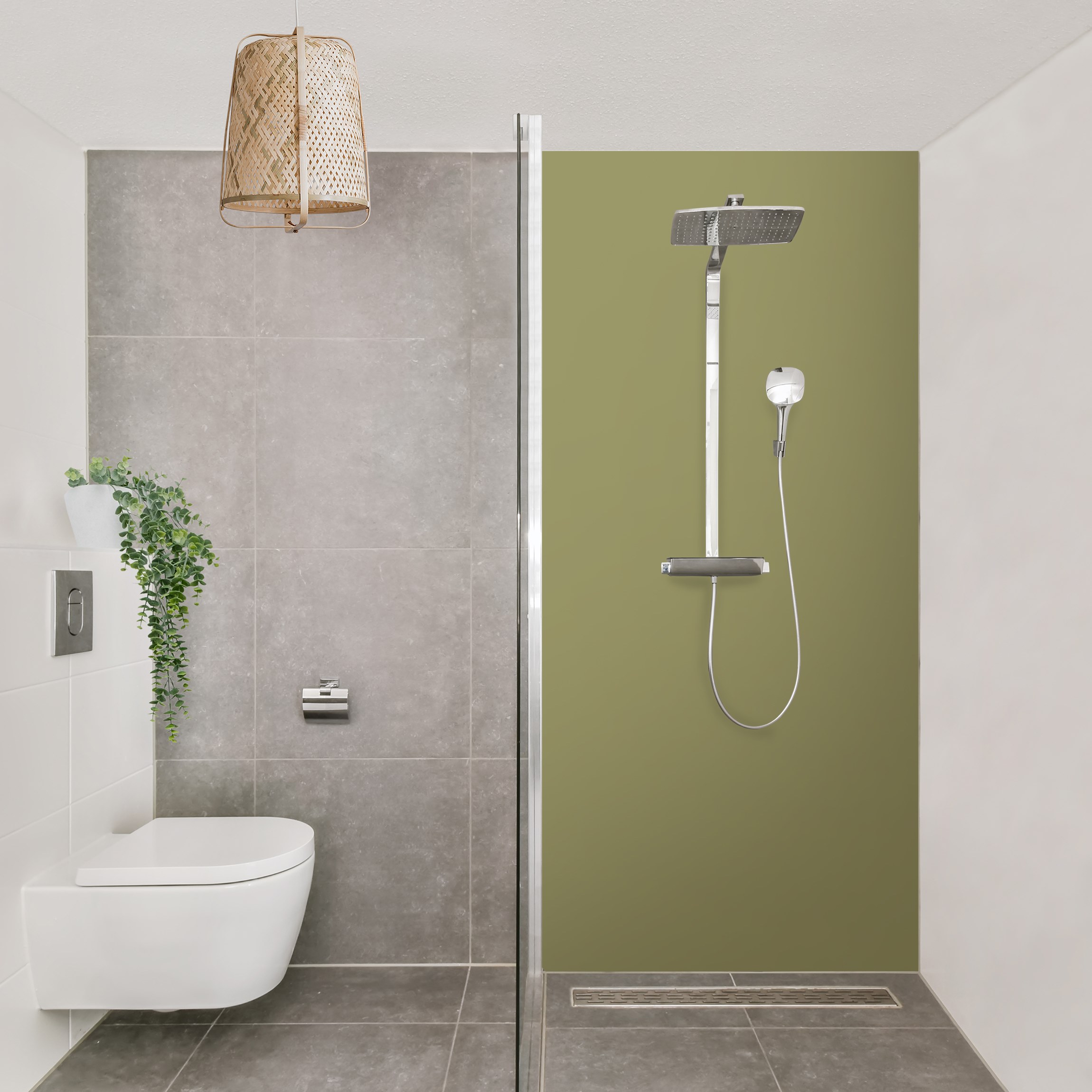 Duschrückwand Mellow Matcha