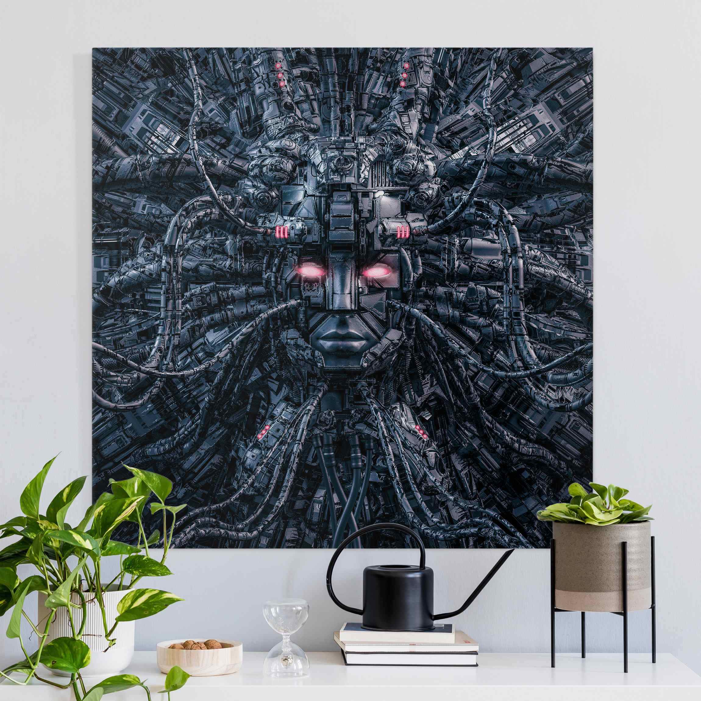 Leinwandbild Menschliche Maschine
