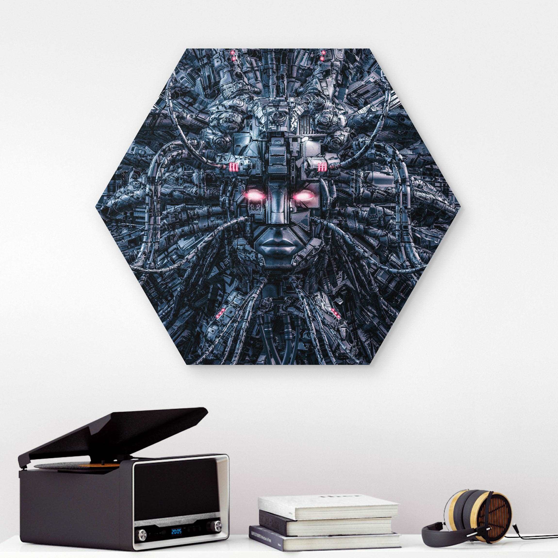 Hexagon-Forexbild Menschliche Maschine