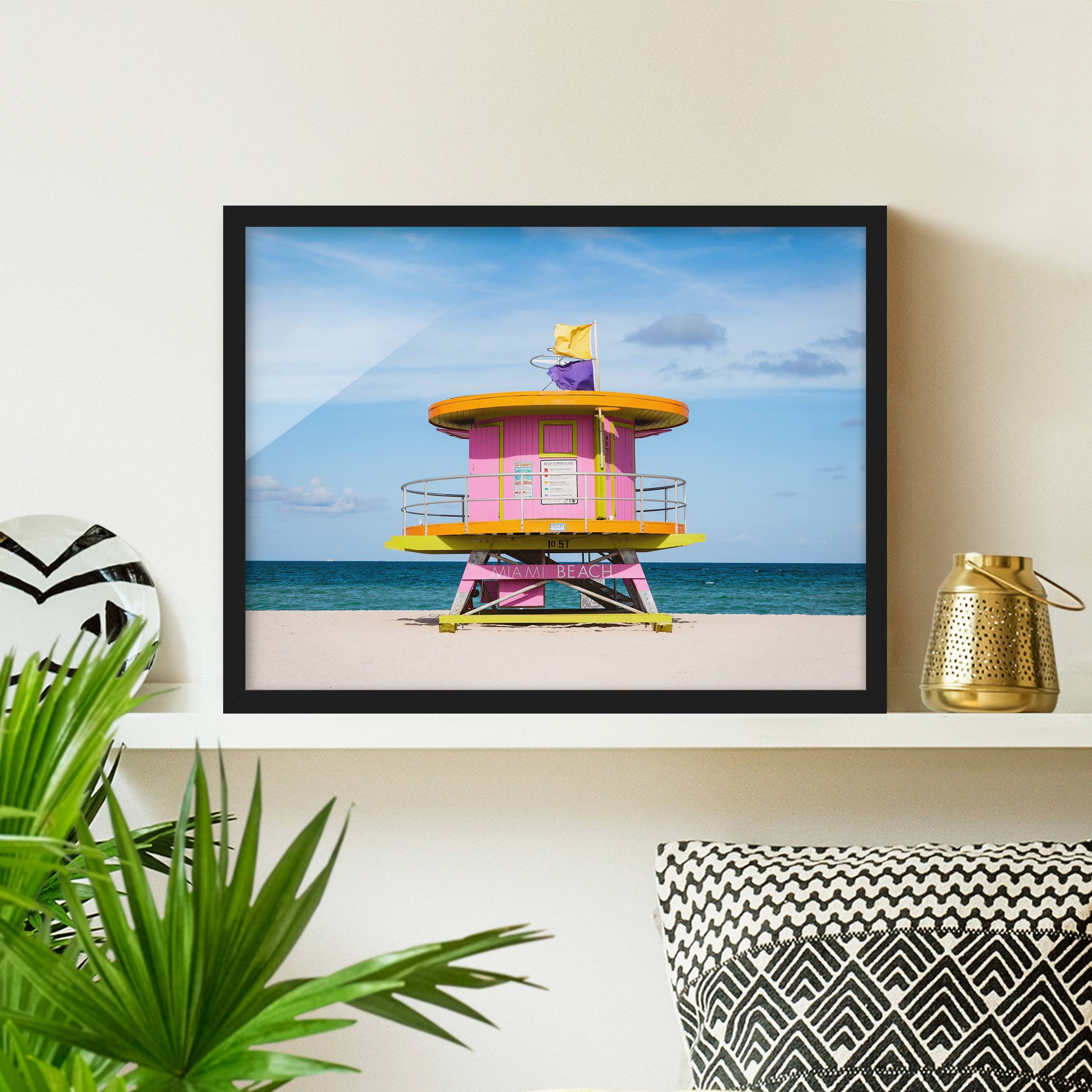 Bild mit Rahmen Miami Beach