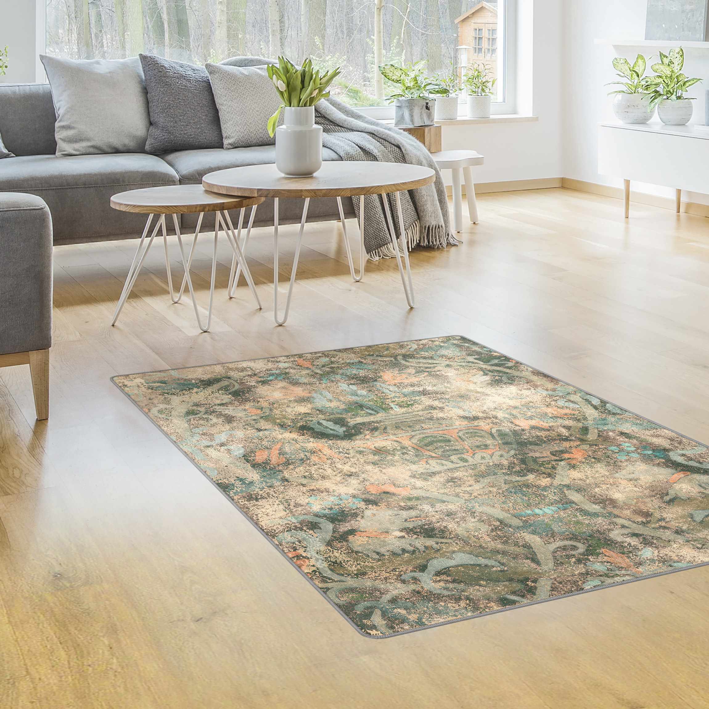 Teppich Mittelalterlicher Teppich I Vintage