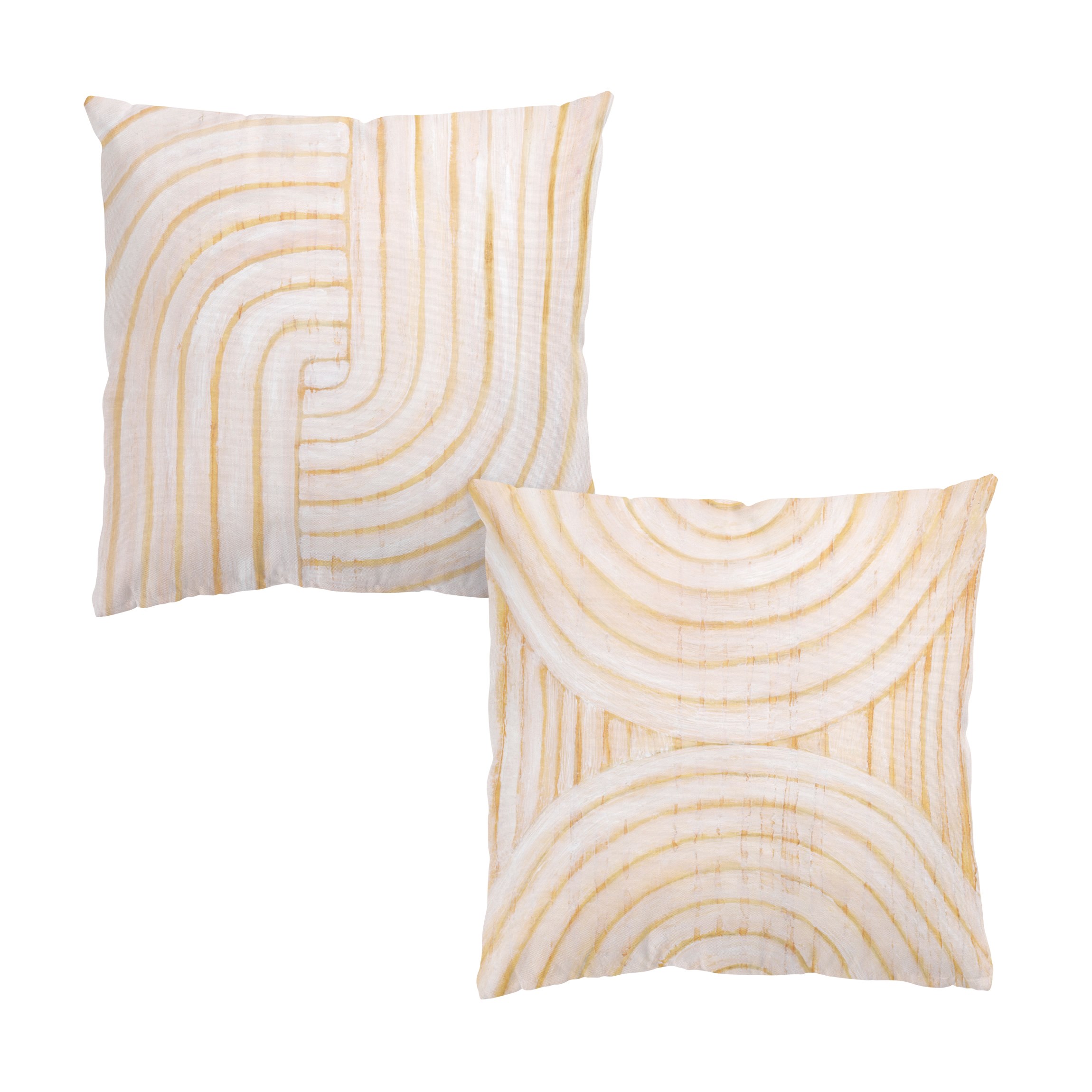 Dekokissen 2er Set Modernes Rattan Set I