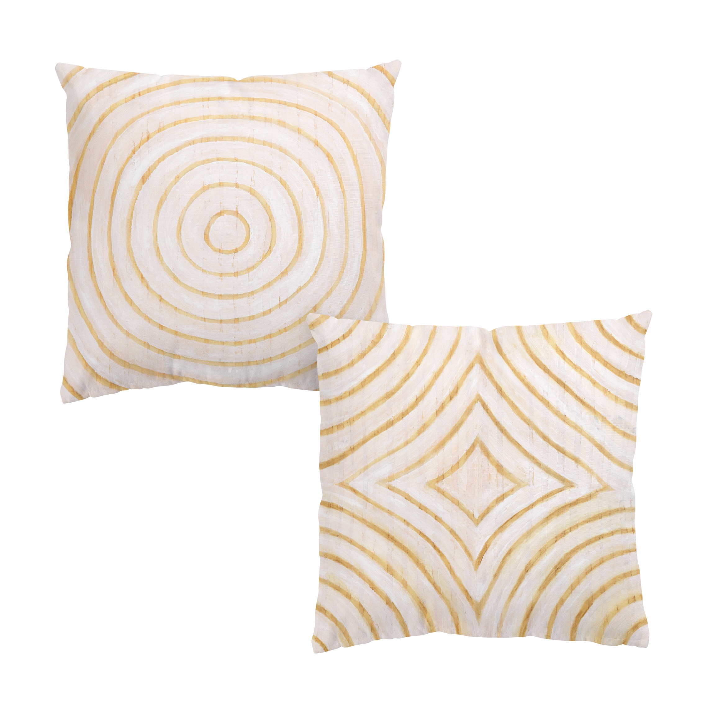 Dekokissen 2er Set Modernes Rattan Set II