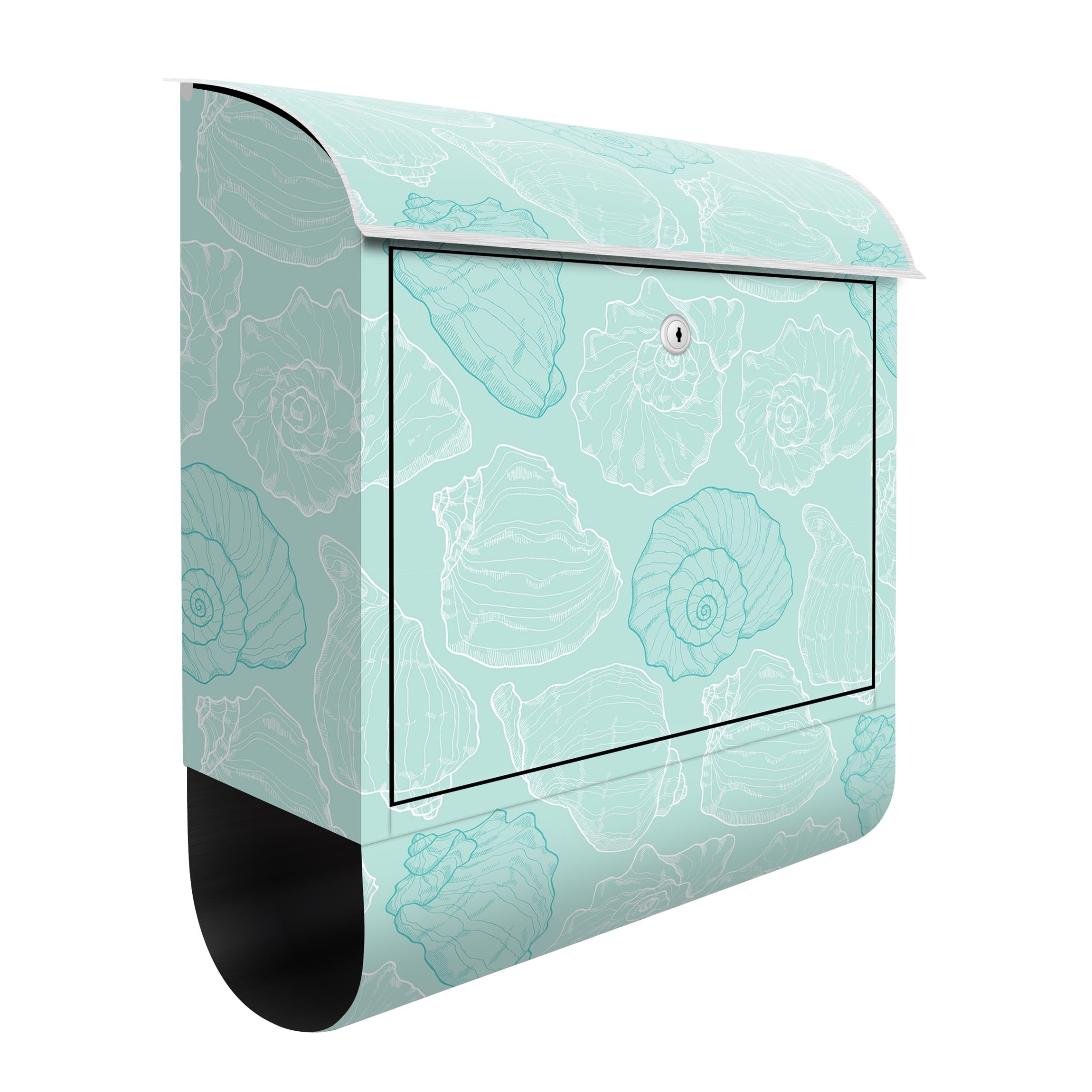 Briefkasten Mollusken Design in Pastell