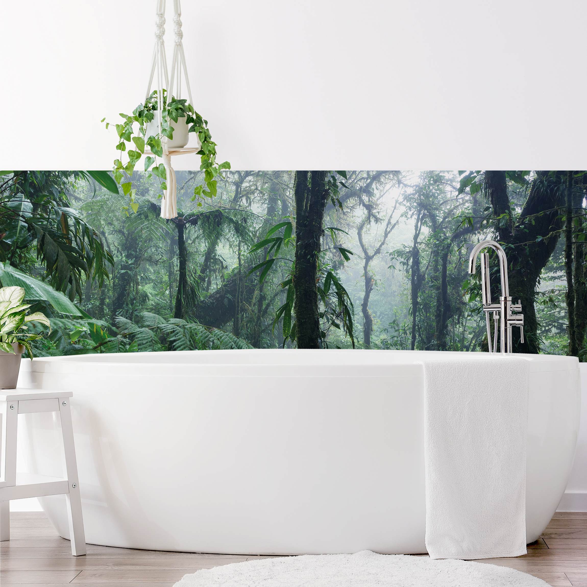 Wandverkleidung Bad Monteverde Nebelwald