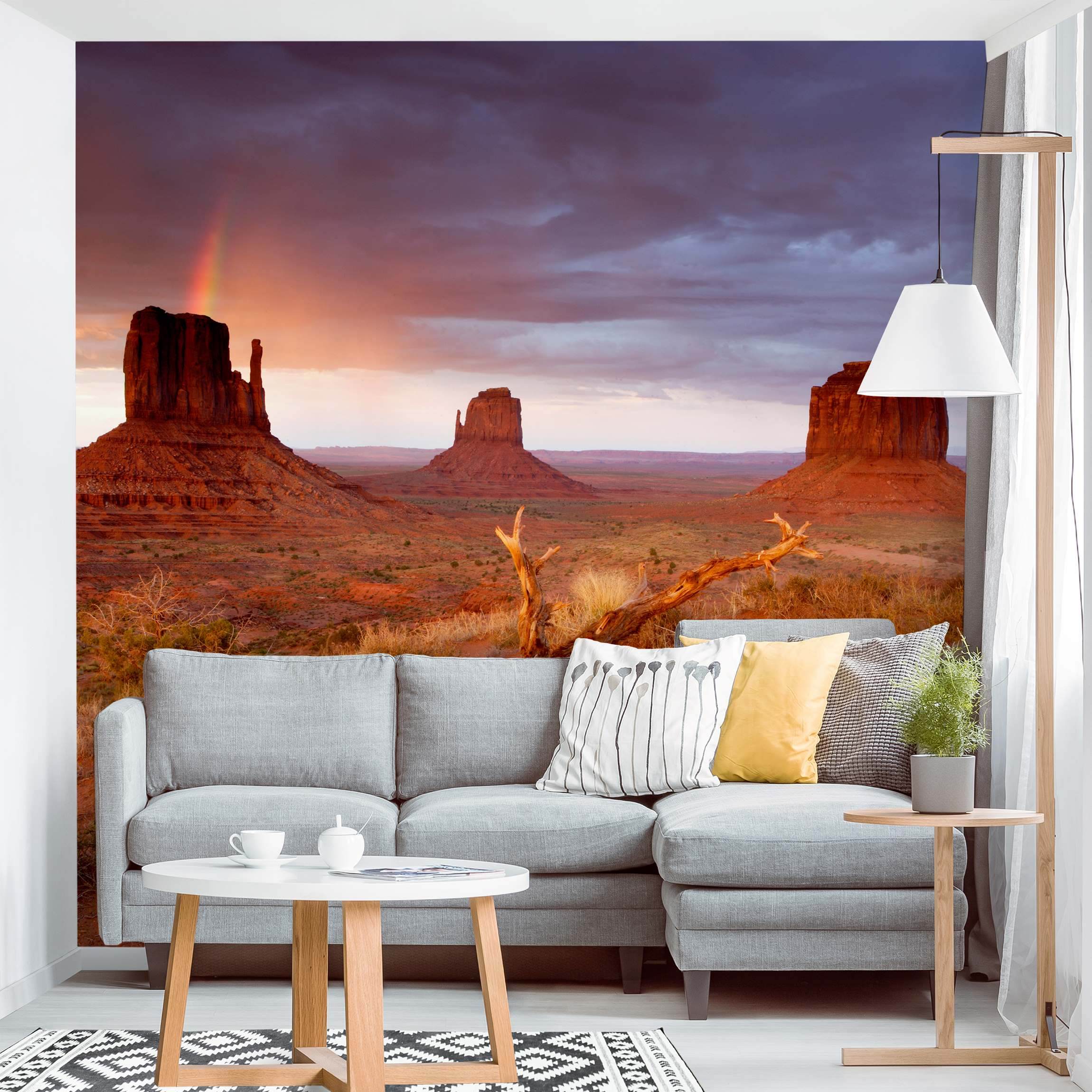 Fototapete Monument Valley bei Sonnenuntergang