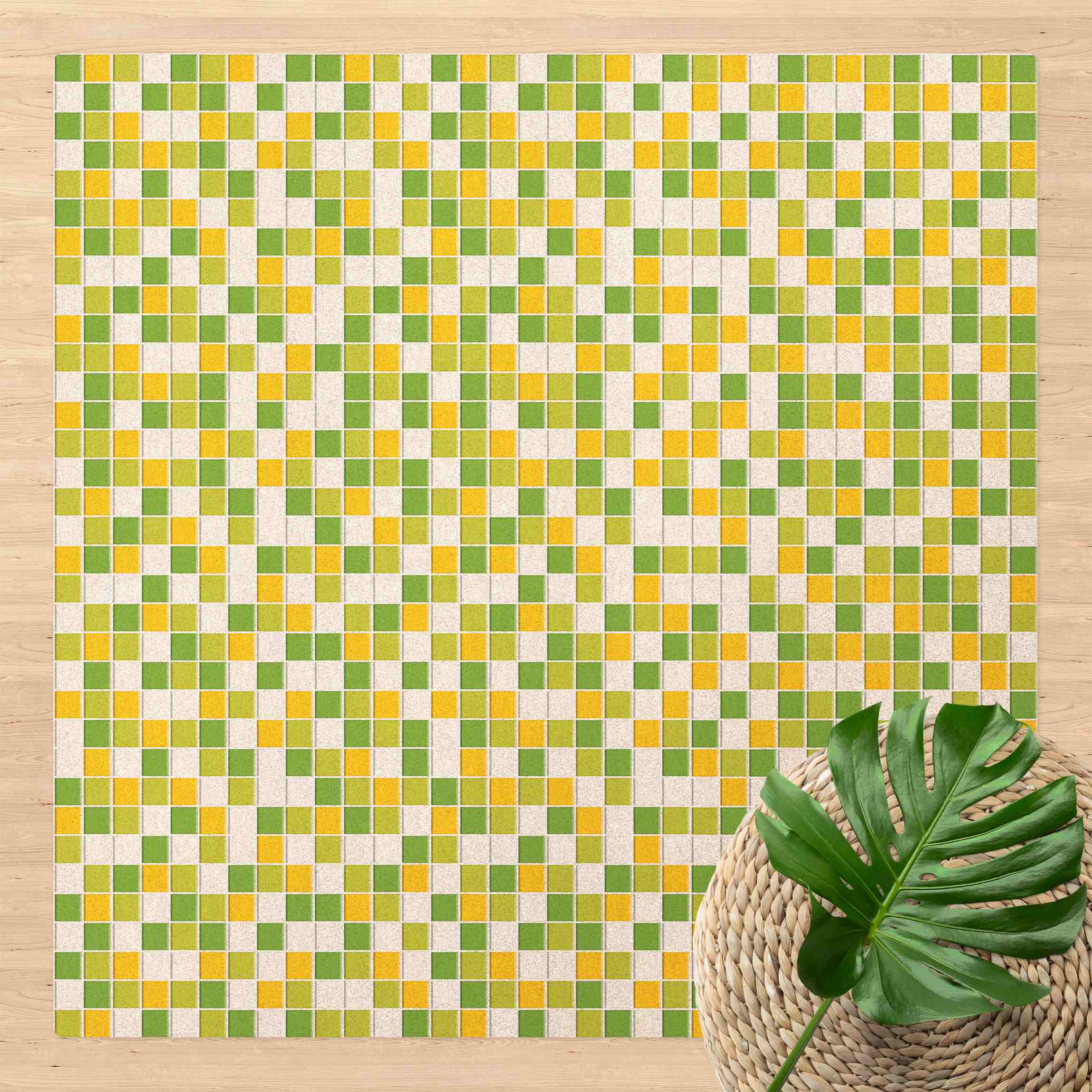 Kork-Teppich Mosaikfliesen Frühlingsset