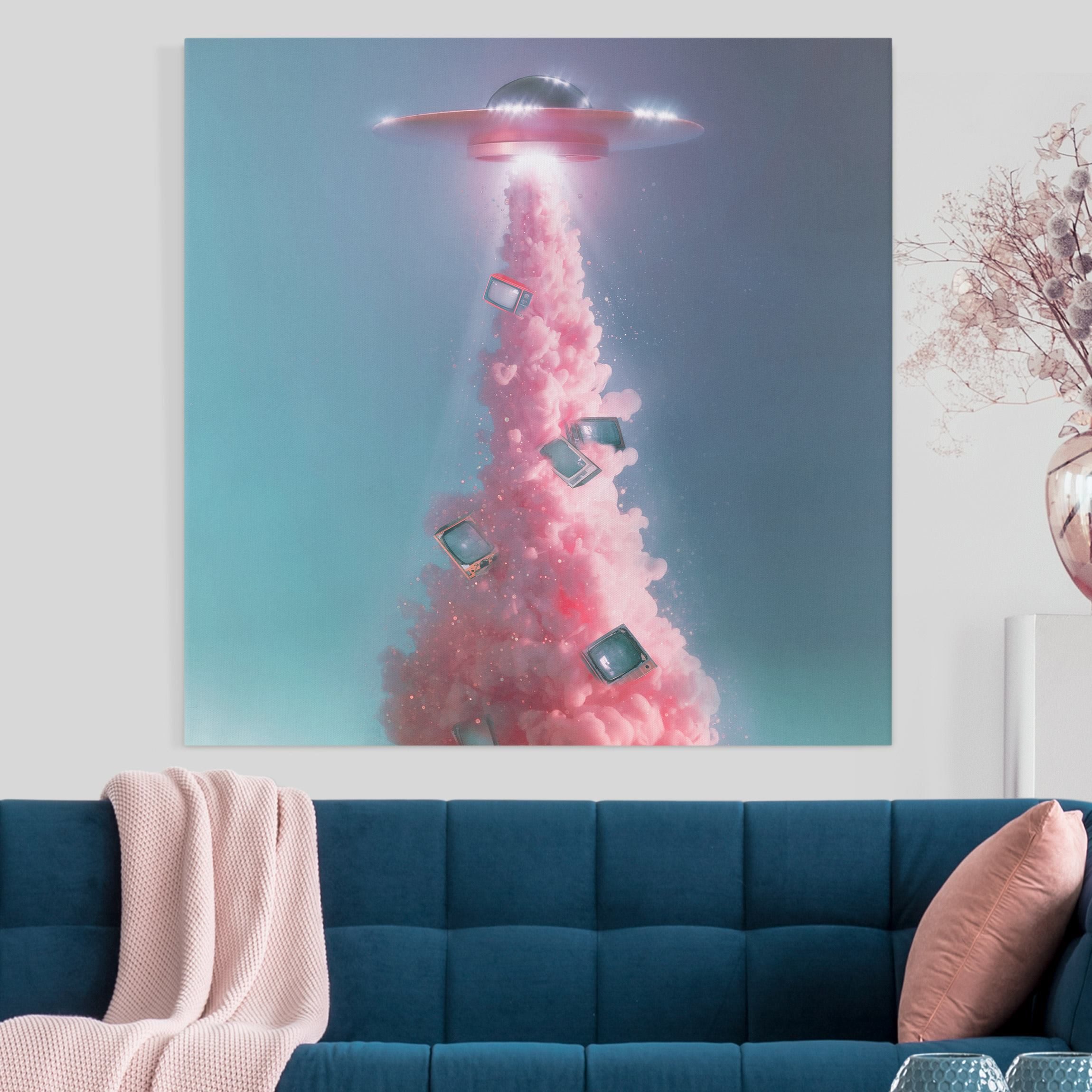 Leinwandbild Multimedia Ufo