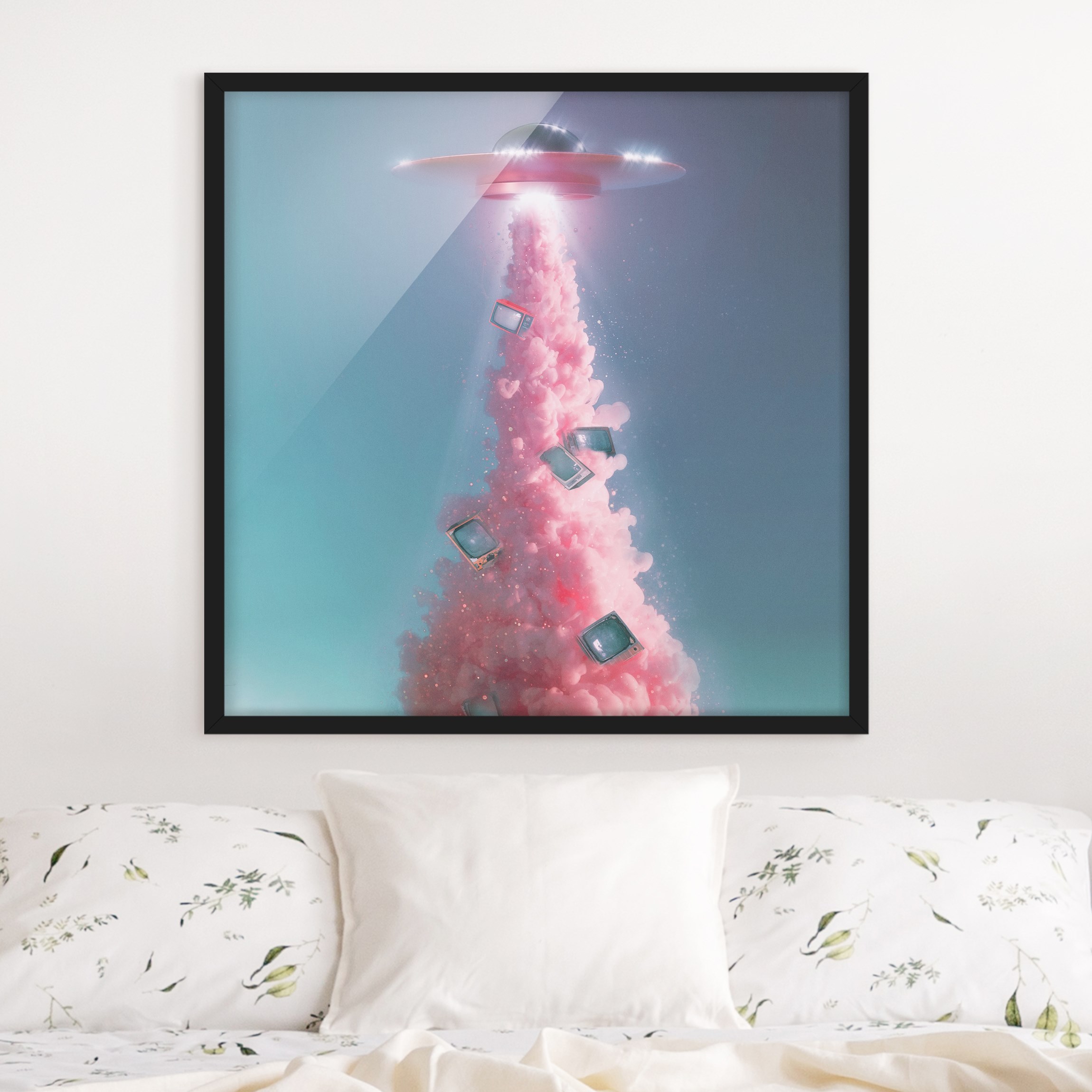 Bild mit Rahmen Multimedia Ufo