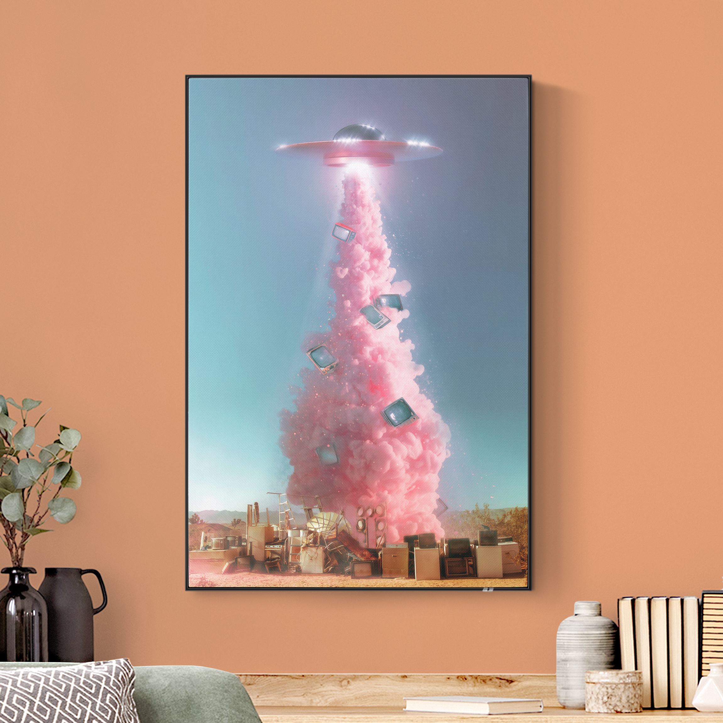 Akustik-Wechselbild Multimedia Ufo