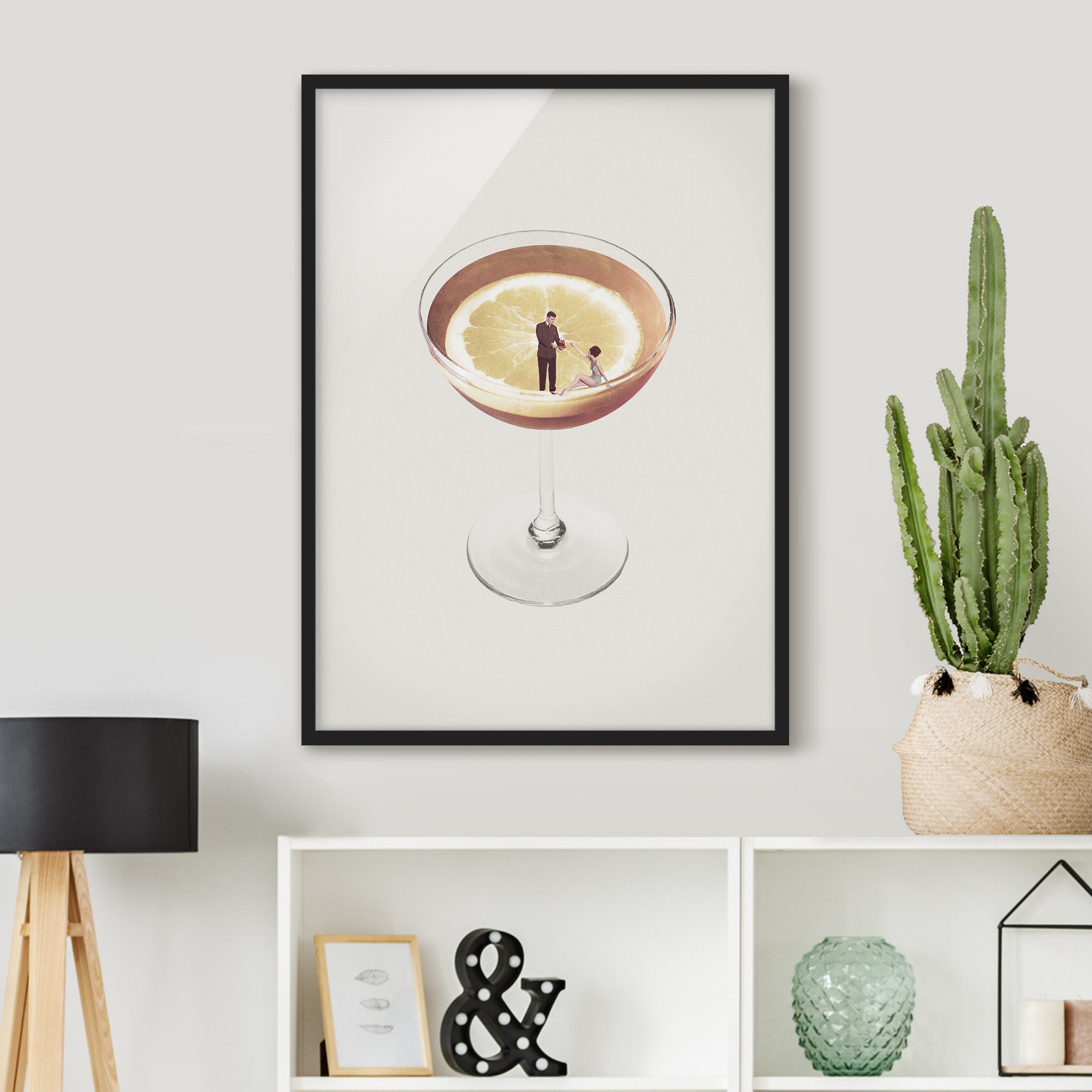 Bild mit Rahmen My Drink needs a Drink