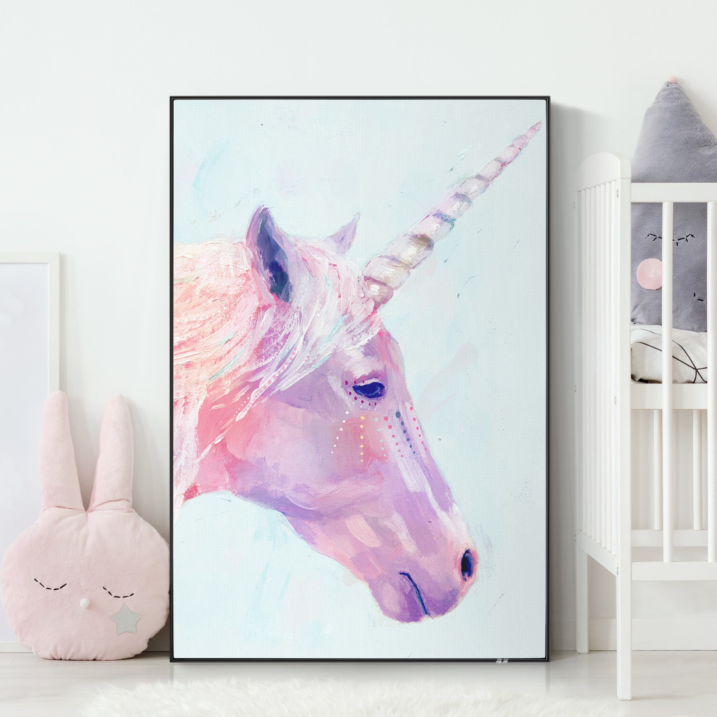 Akustik-Wechselbild Mystisches Einhorn I