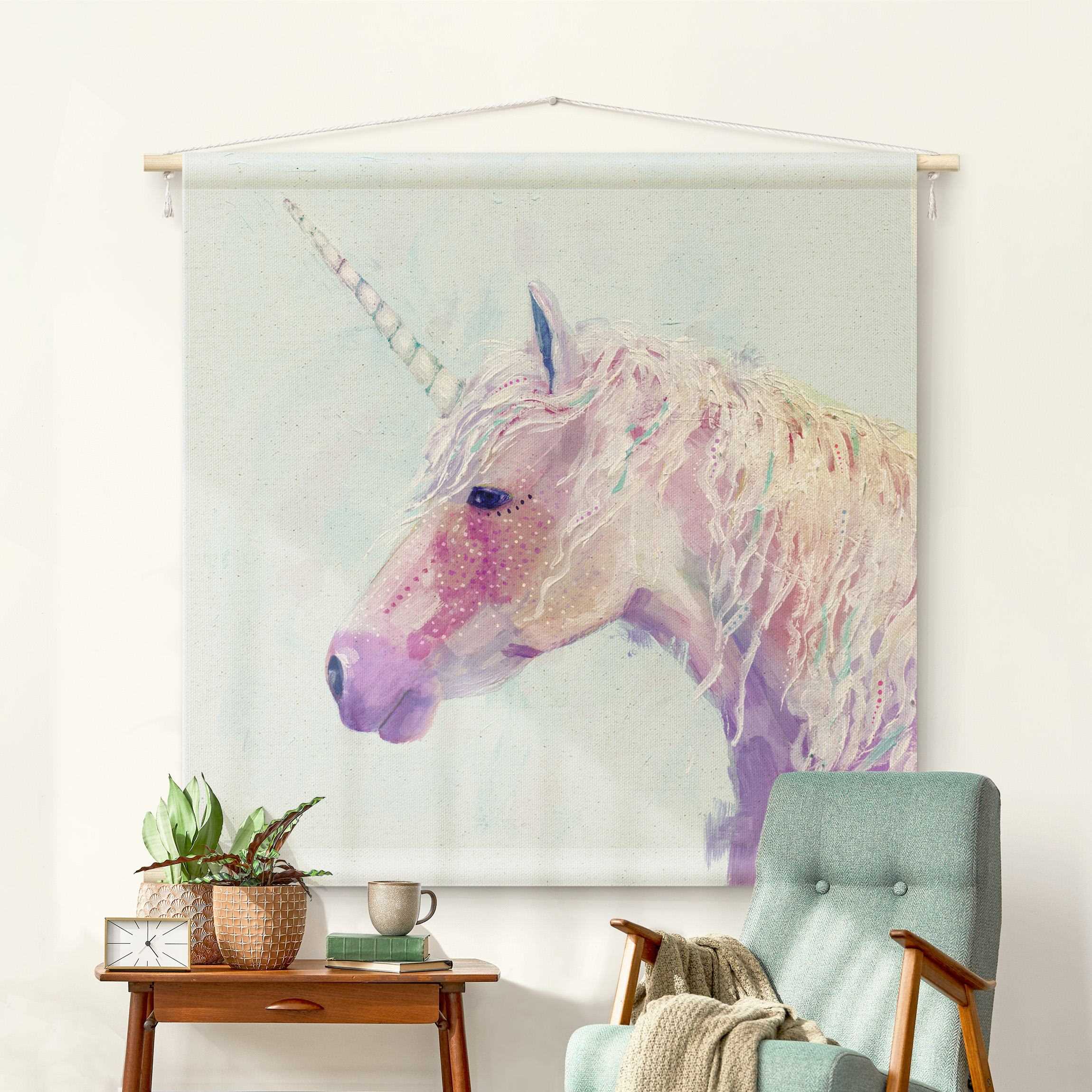 Wandteppich Mystisches Einhorn II