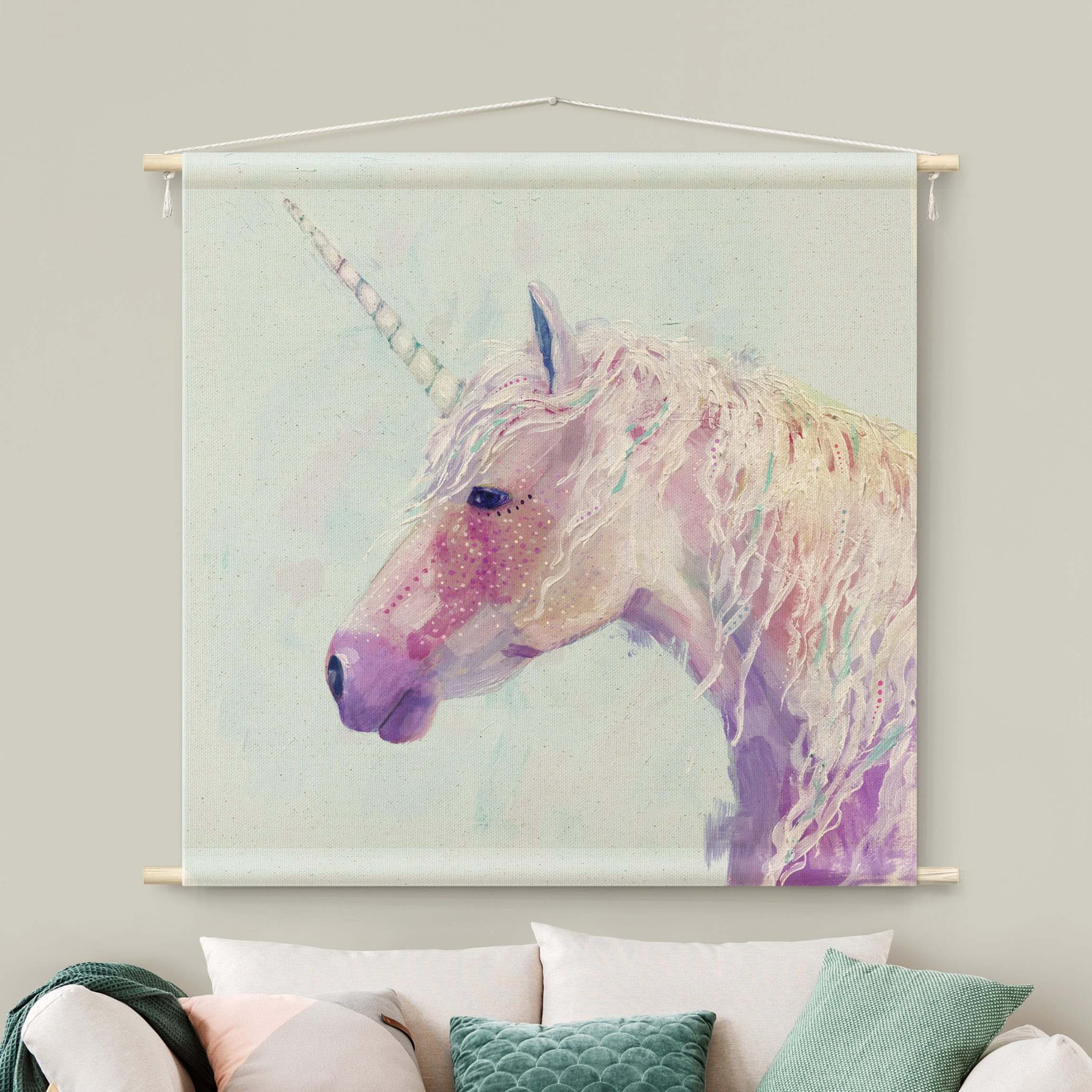 Wandteppich Mystisches Einhorn II