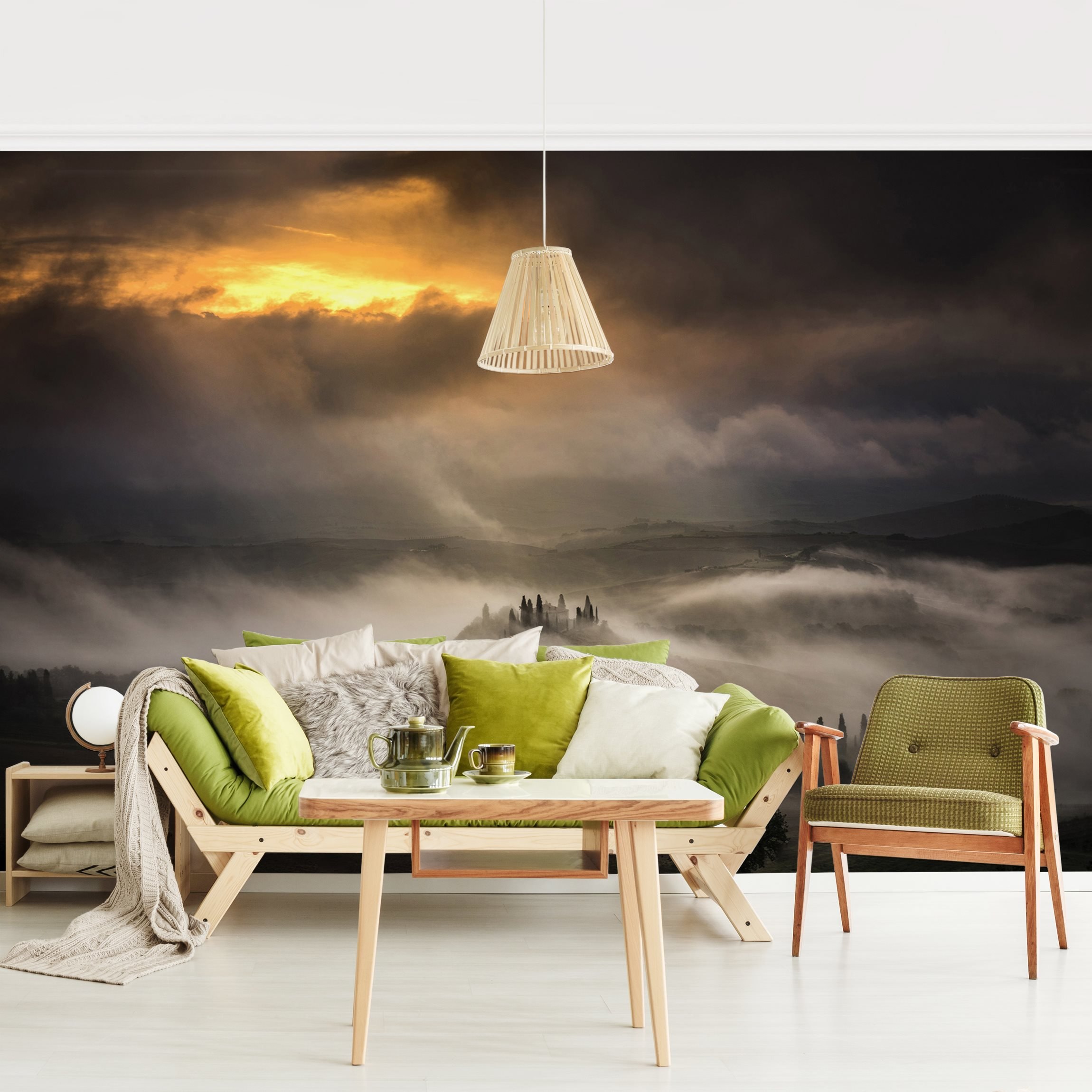 Fototapete Nebelwellen