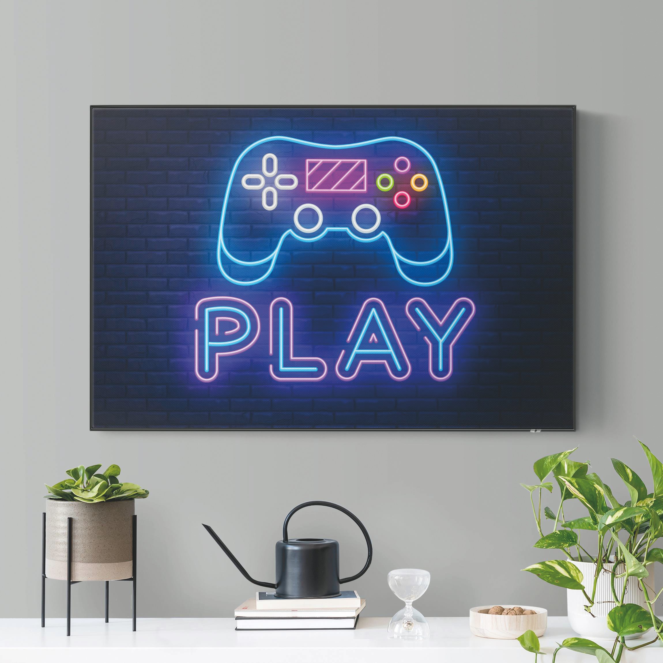 Akustik-Wechselbild Neon Gaming Controller