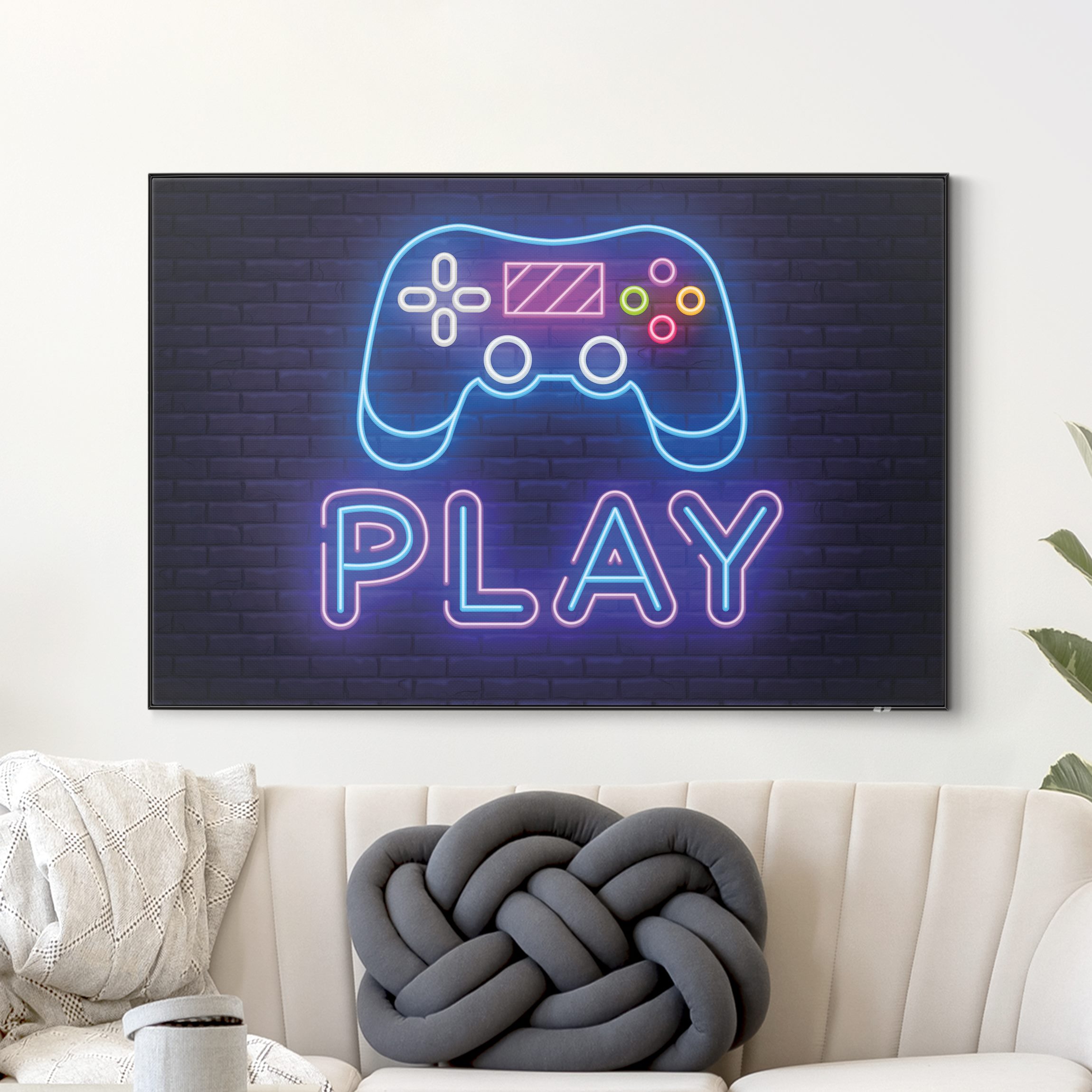 Wechselbild Neon Gaming Controller