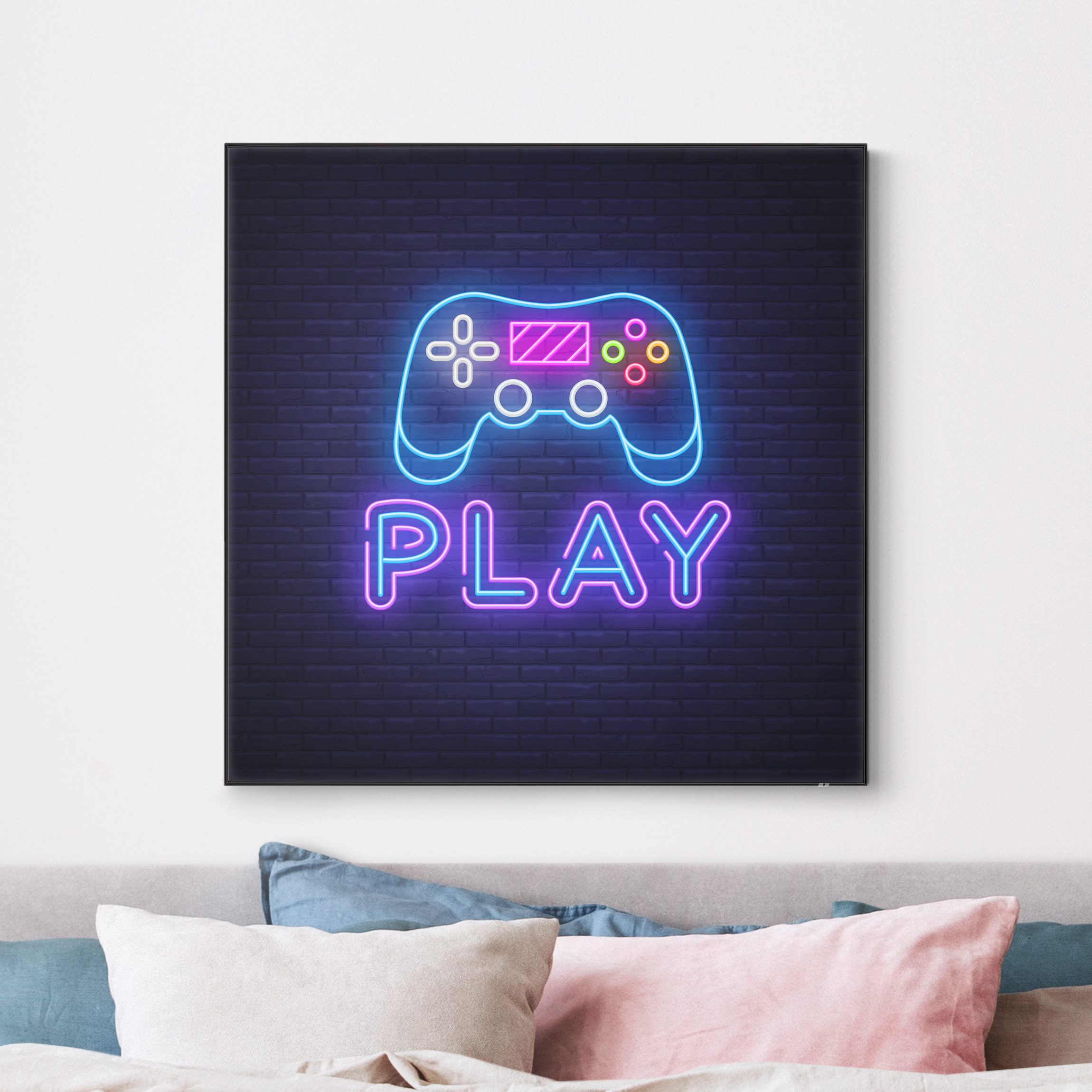 Wechselbild Neon Gaming Controller