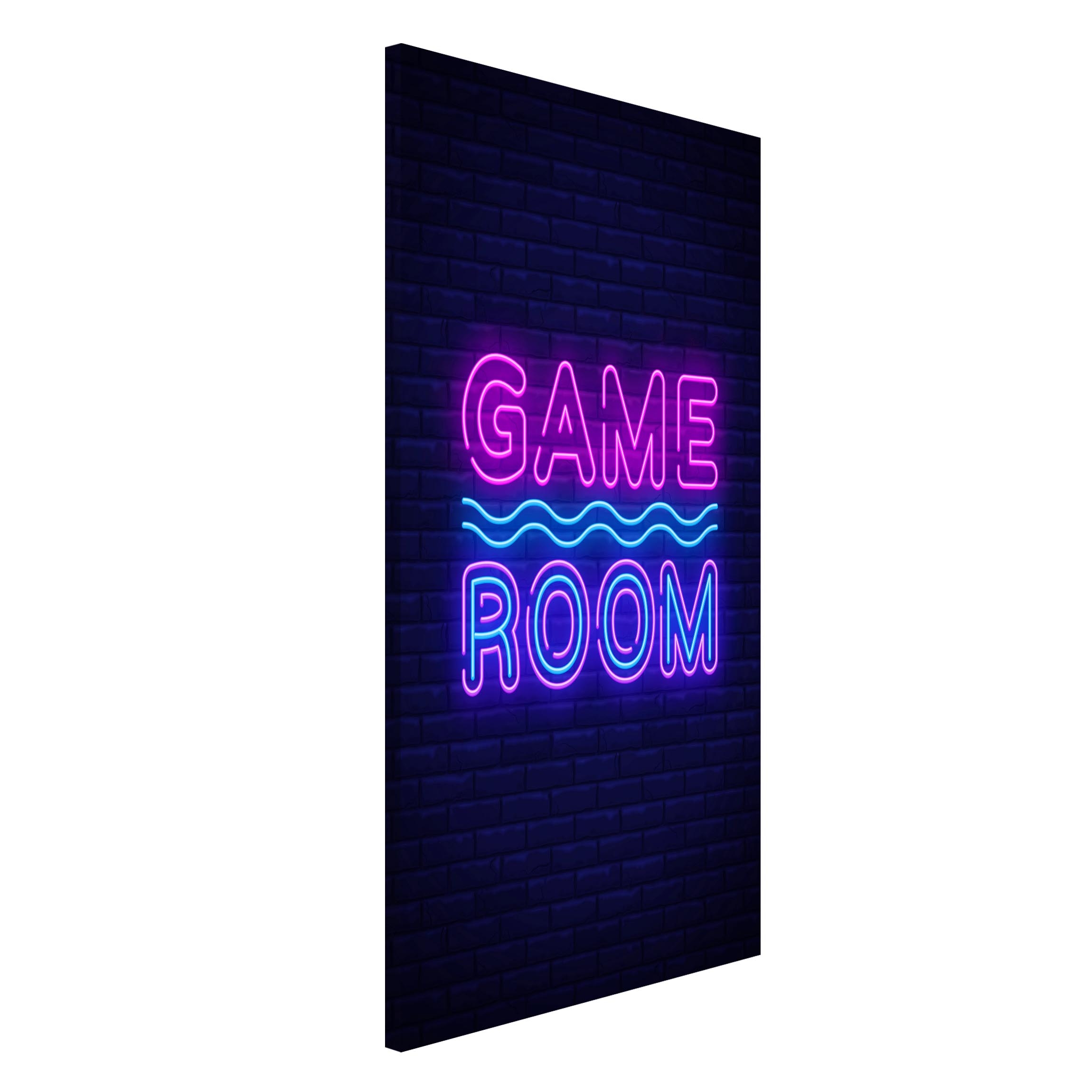 Magnettafel Neon Text Game Room