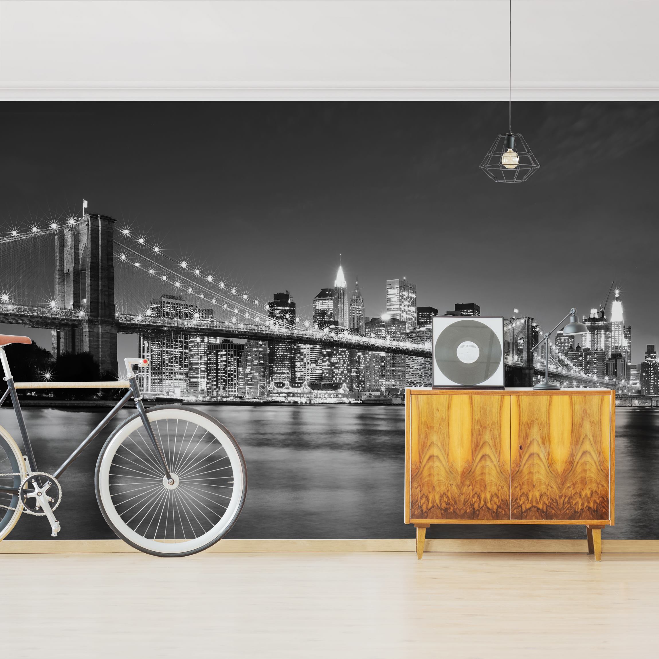 Fototapete Nighttime Manhattan Bridge II