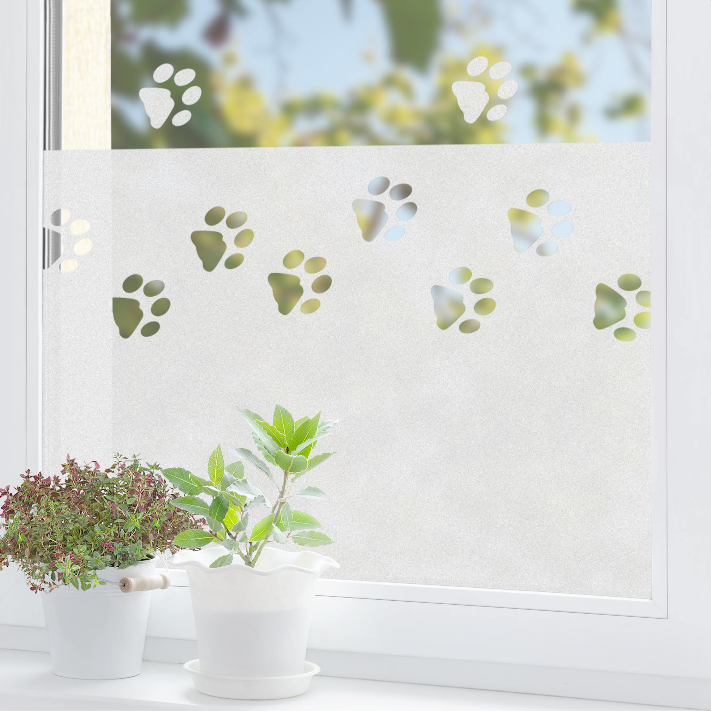 Fensterfolie Sichtschutz Sichtschutz Bild No.87 Pfötchen II