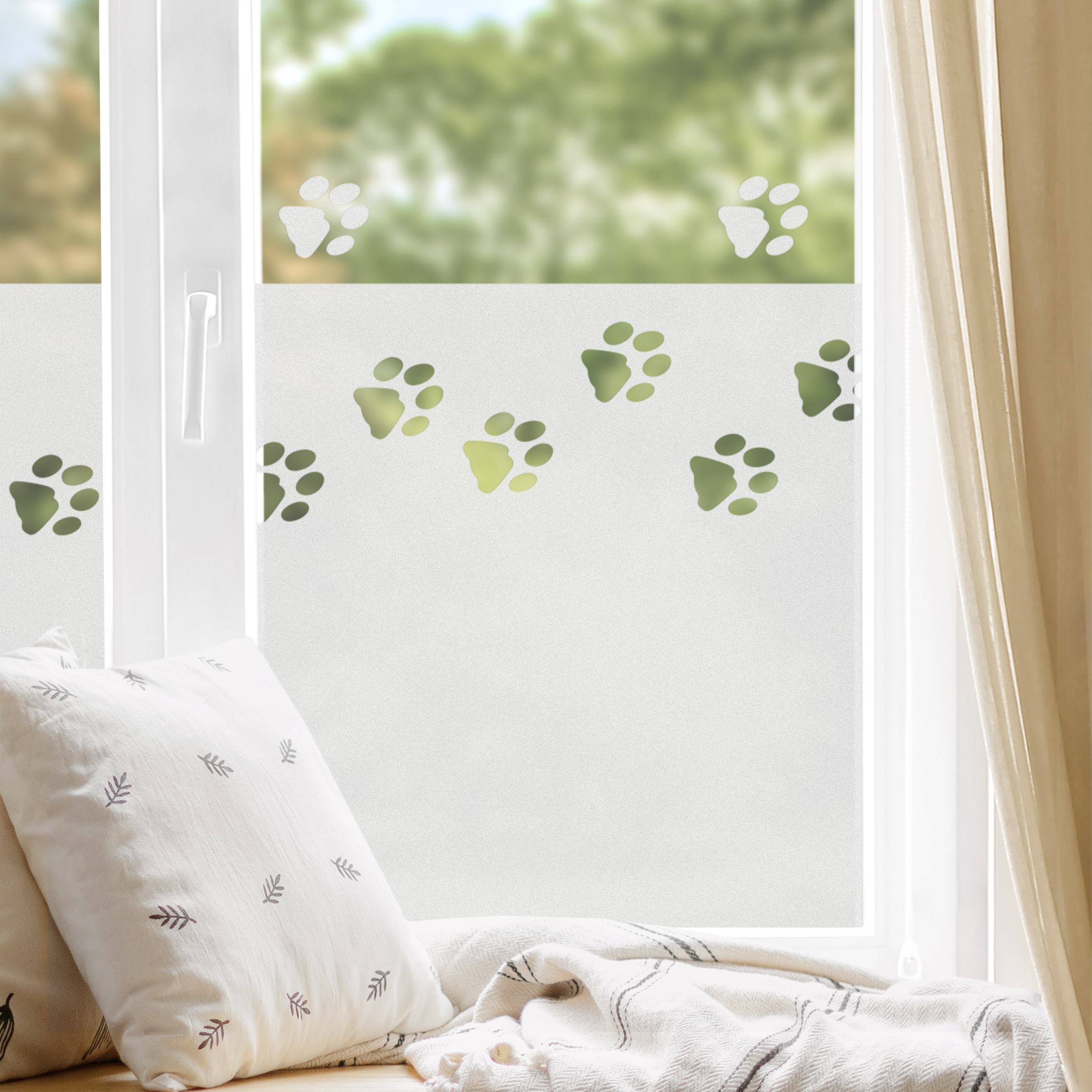 Fensterfolie Sichtschutz Sichtschutz Bild No.87 Pfötchen II