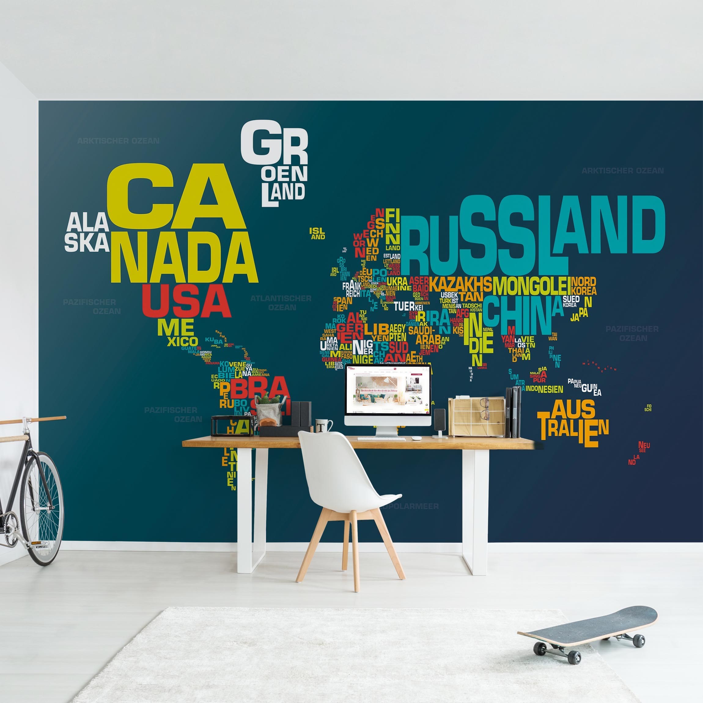 Fototapete No.MW61 BuchstabenWelt