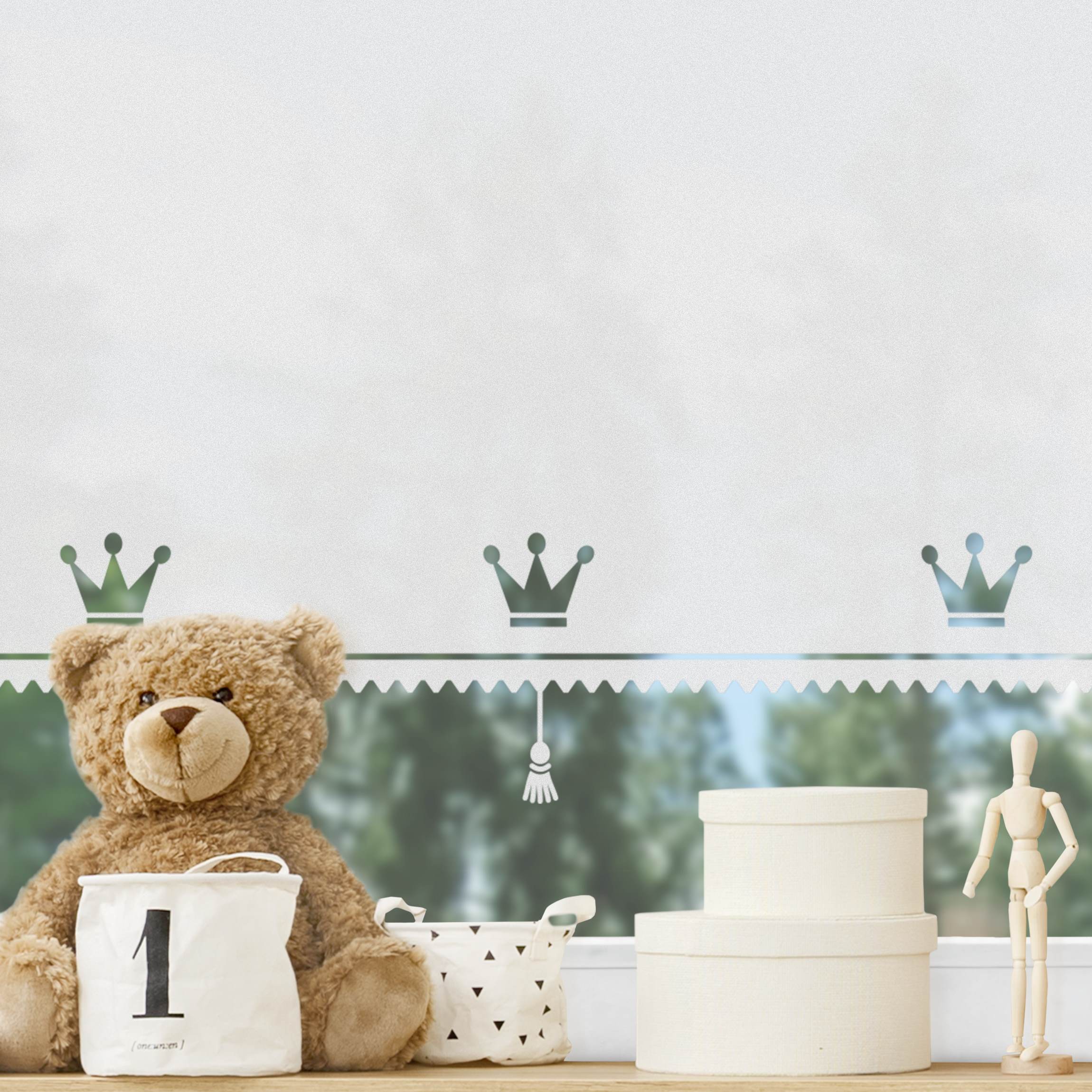 Fensterfolie Sichtschutz No.UL465 Königliches Rollo