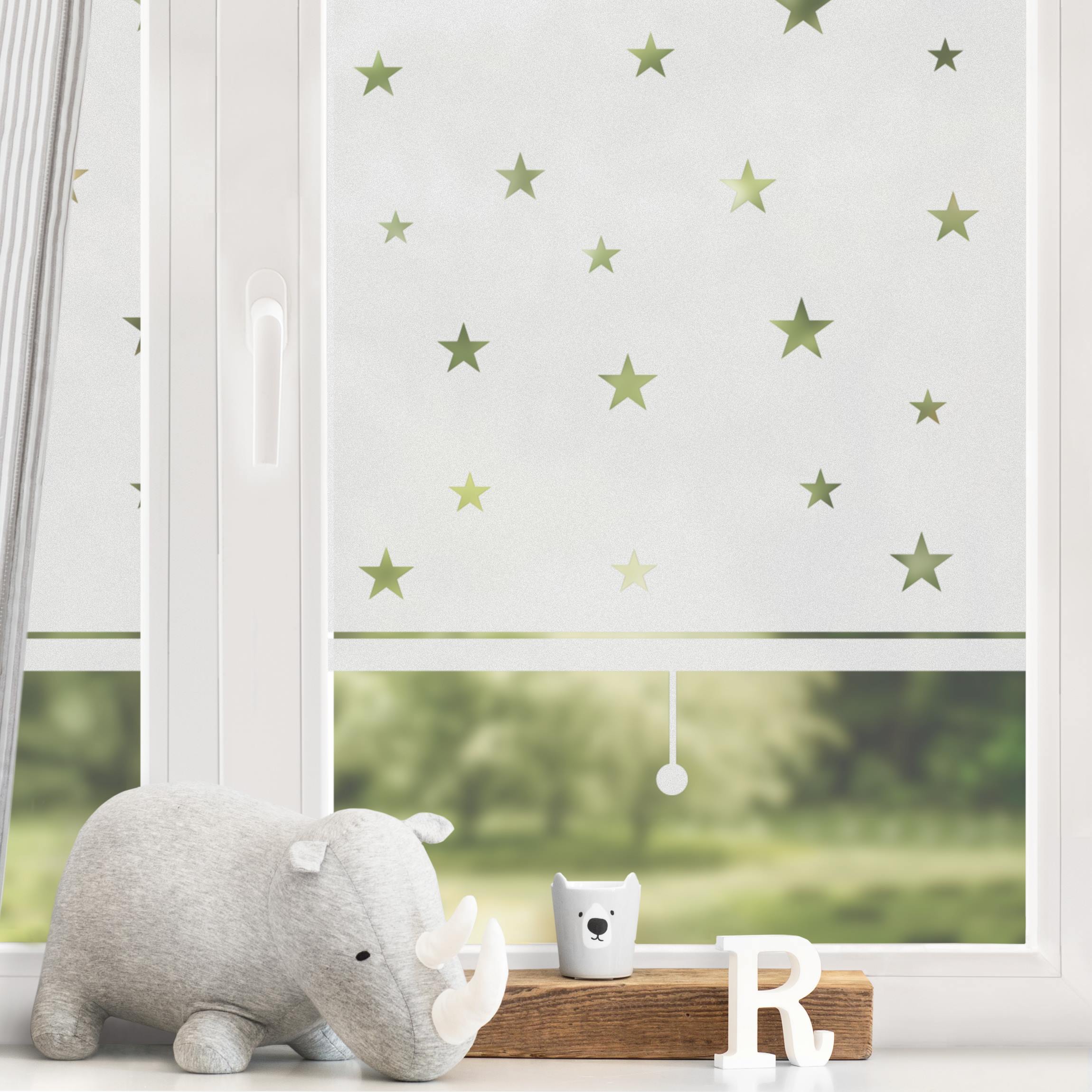 Fensterfolie Sichtschutz No.UL466 Sternenhimmel Rollo