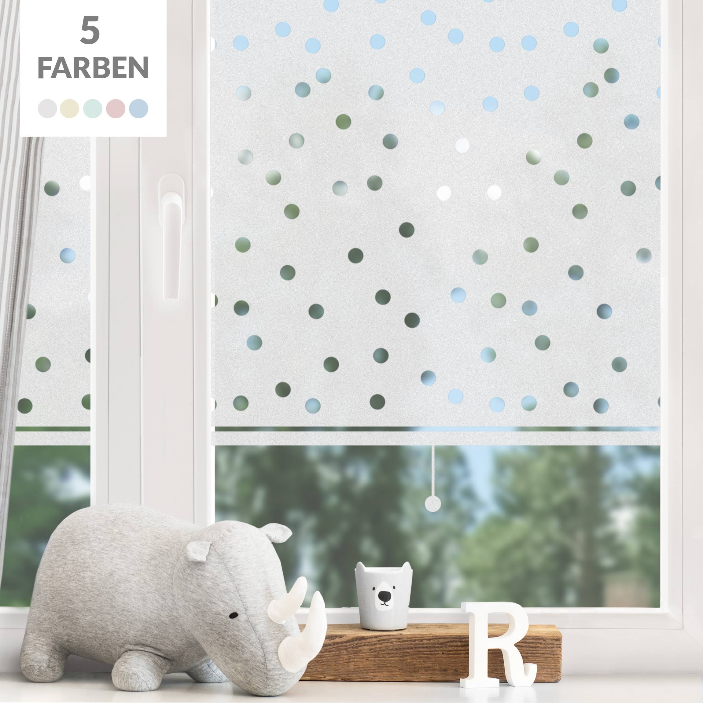 Fensterfolie Sichtschutz Sichtschutzfolie No.UL474 Rollo gepunktet