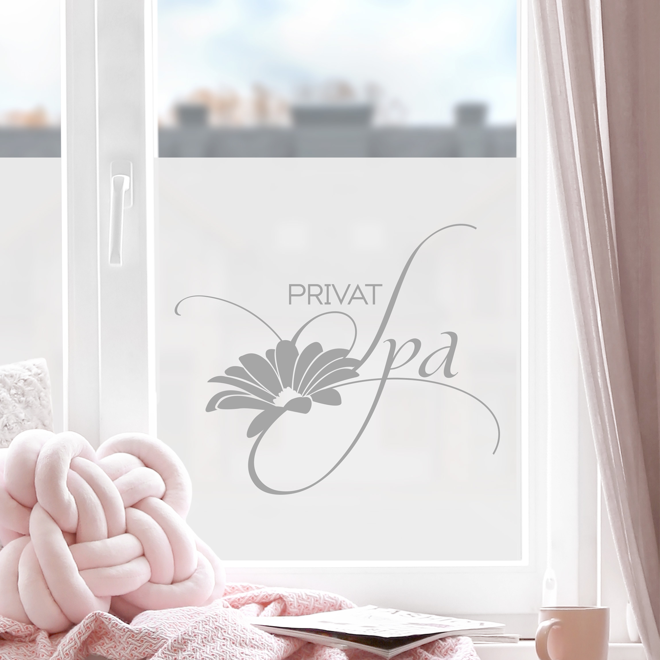 Milchglasfolie No.UL600 Privat Spa II