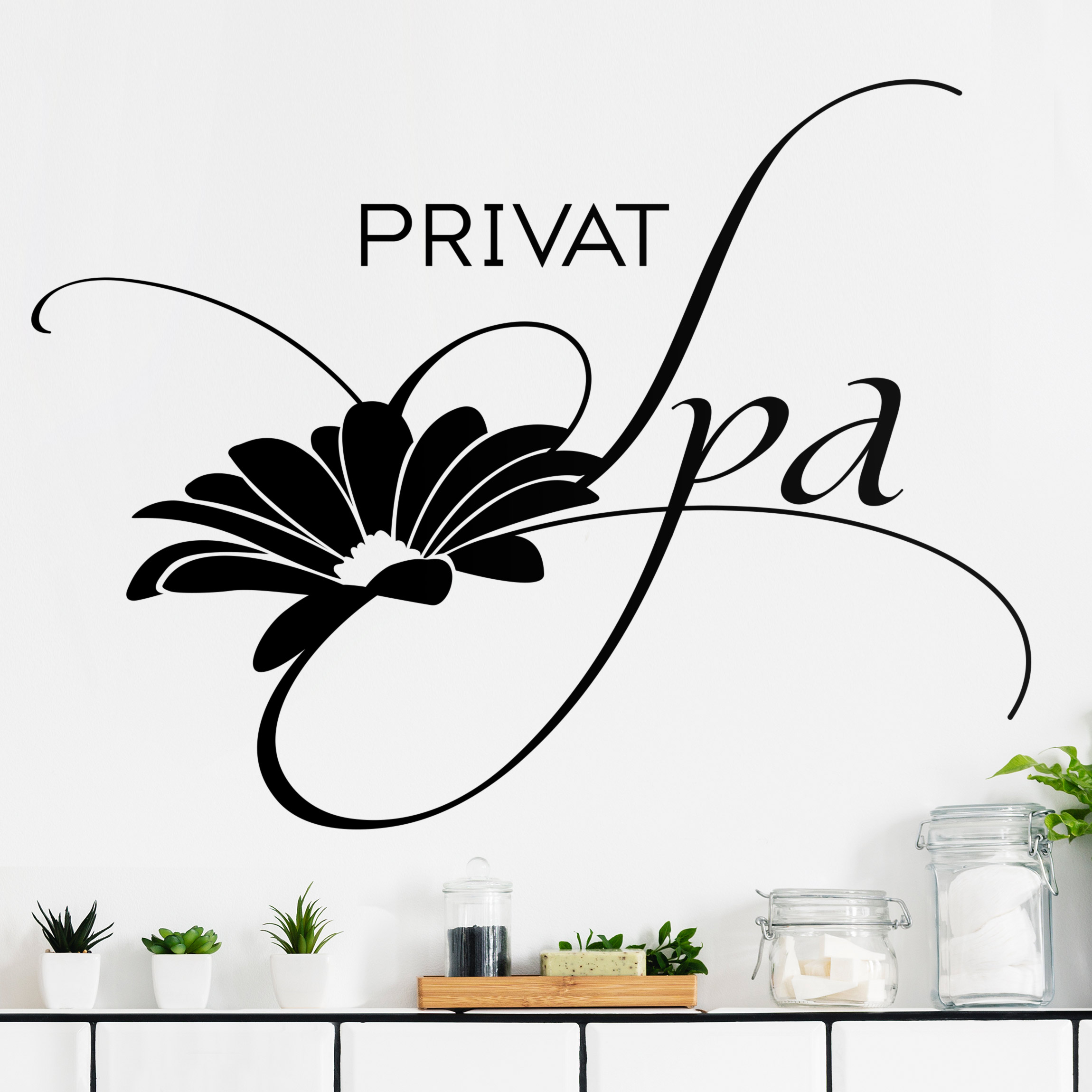 Wandtattoo No.UL600 Privat Spa
