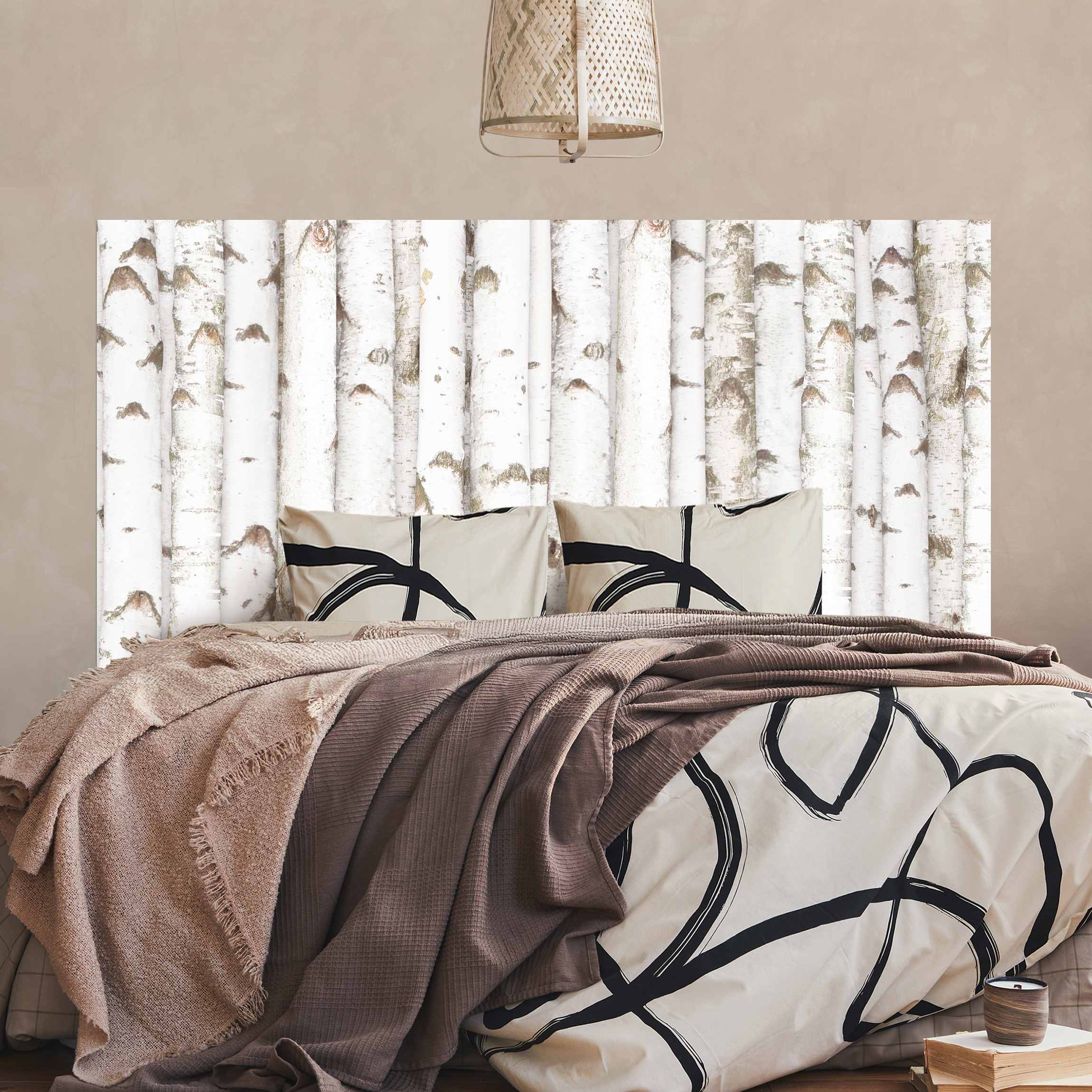 Kopfteil Bett No.YK15 Birkenwand