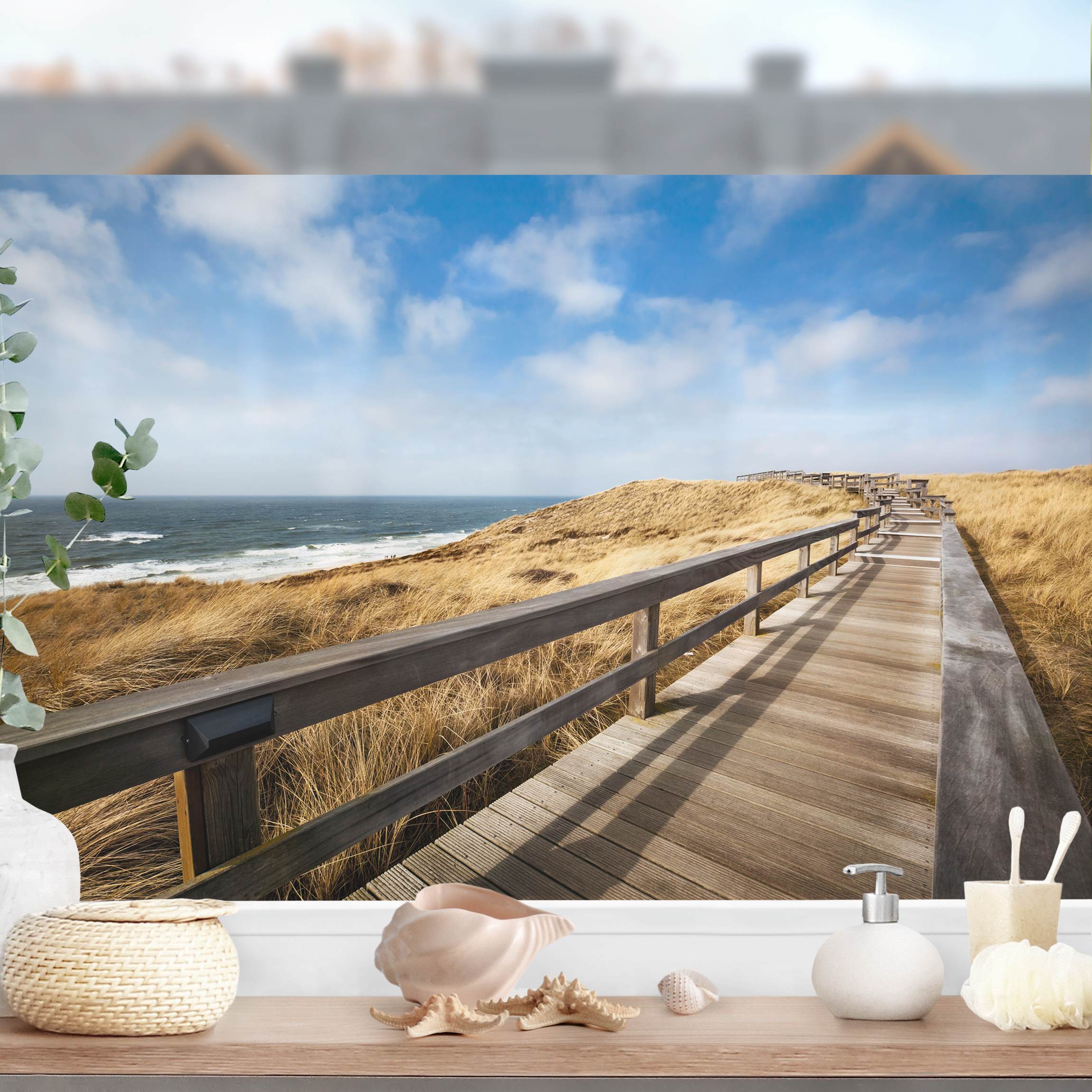 Fensterfolie Nordseespaziergang