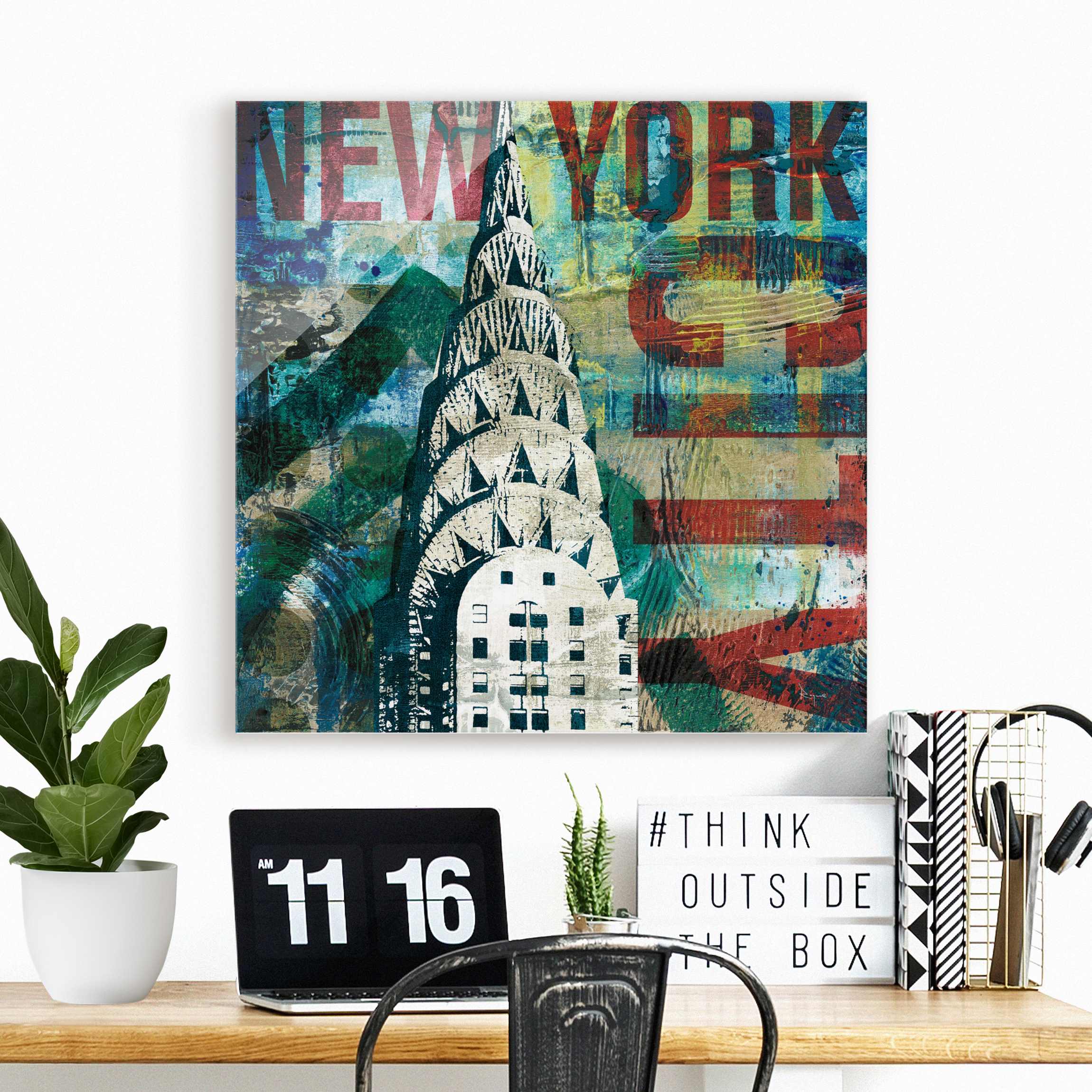 Glasbild NY Graffiti II