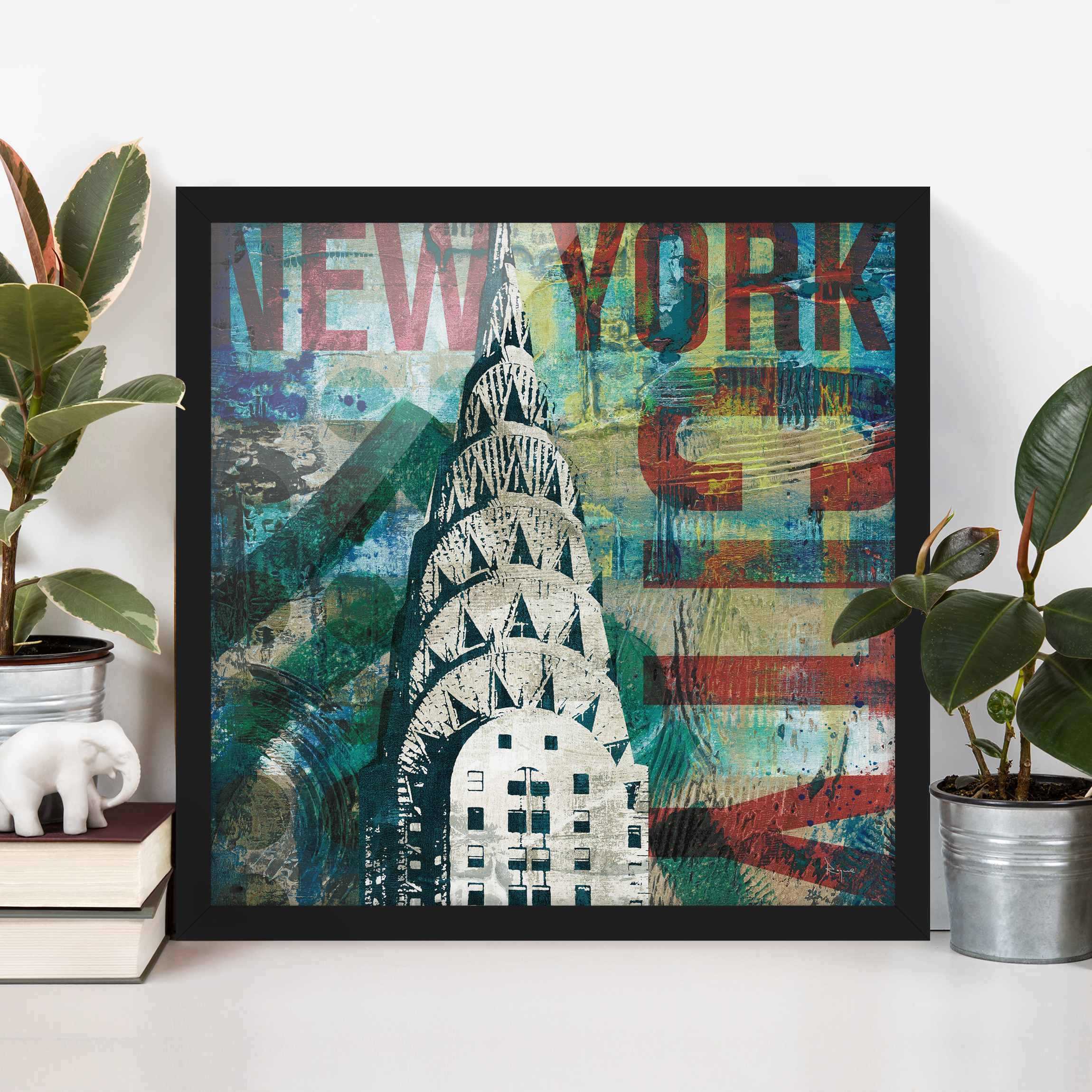 Bild mit Rahmen NY Graffiti II