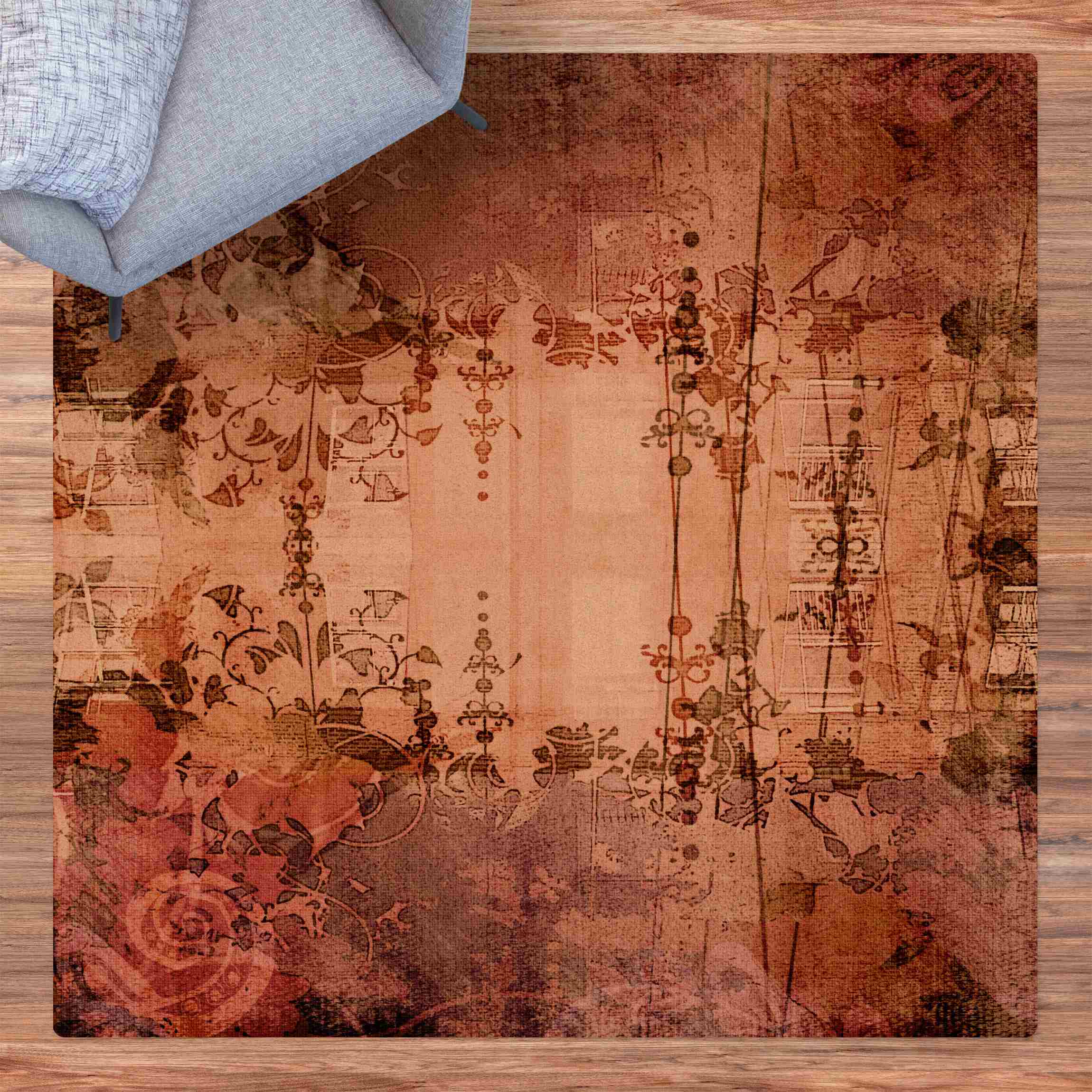 Kork-Teppich Old Grunge