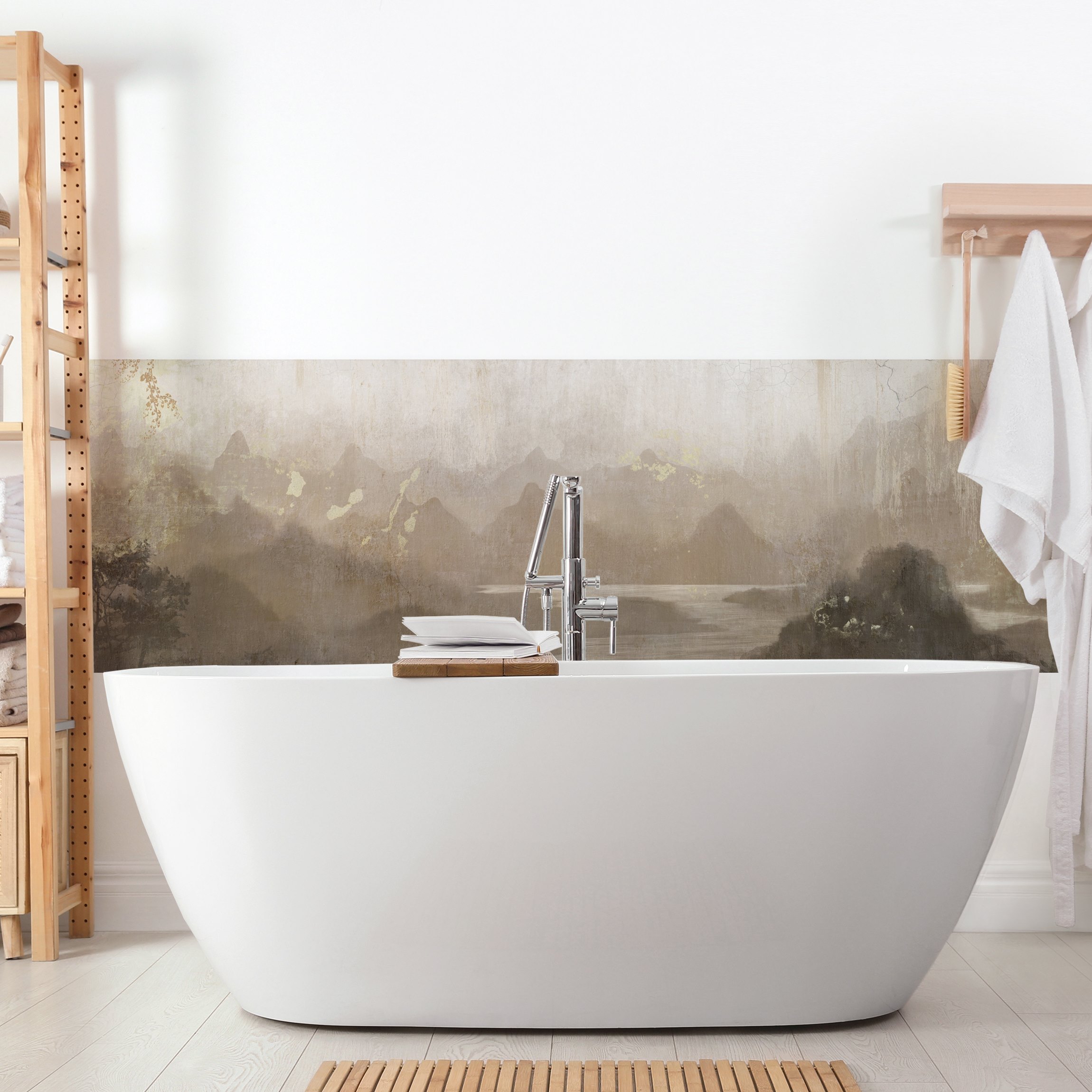 Wandverkleidung Bad Orientalische Dschungel Gipfel