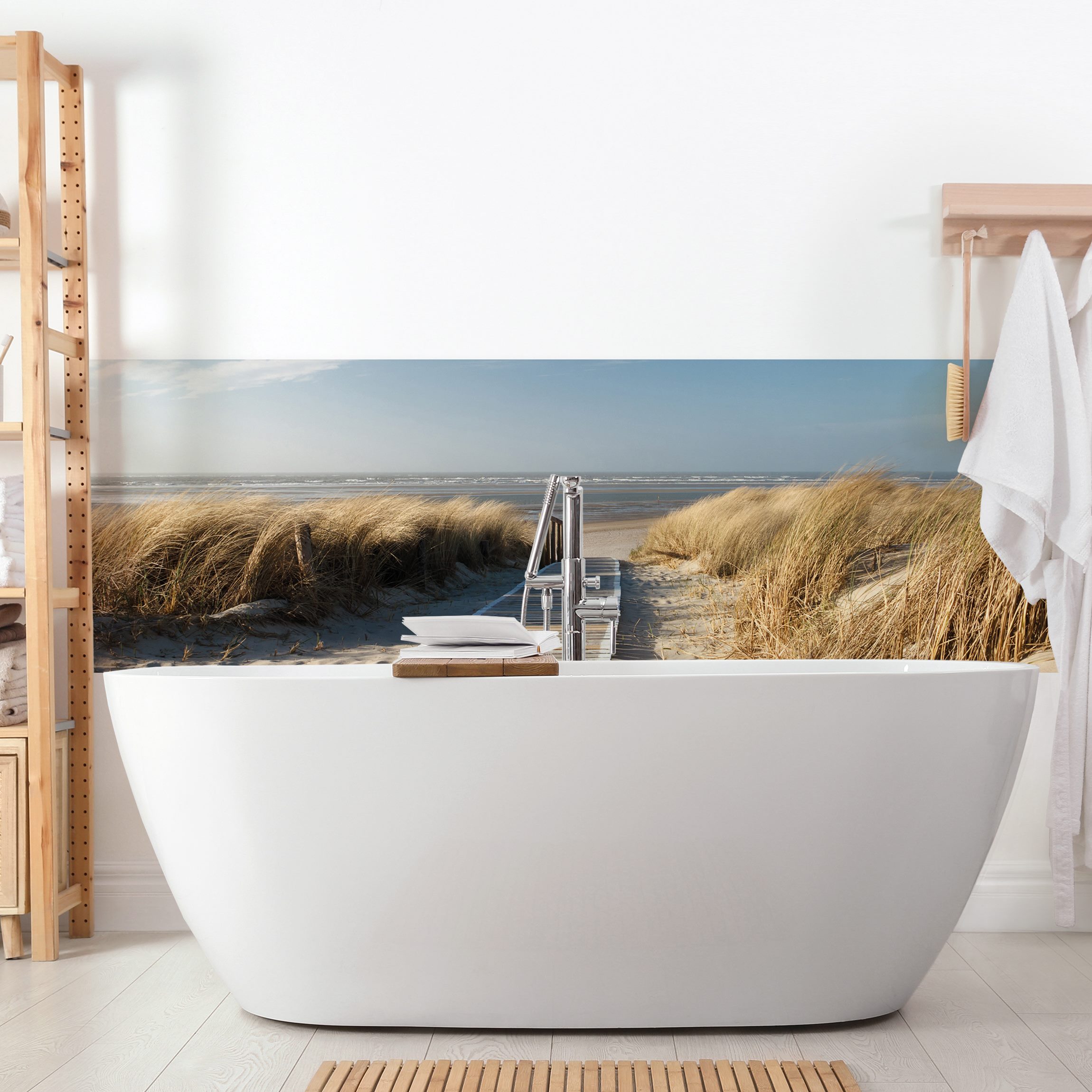 Wandverkleidung Bad Ostsee Strand