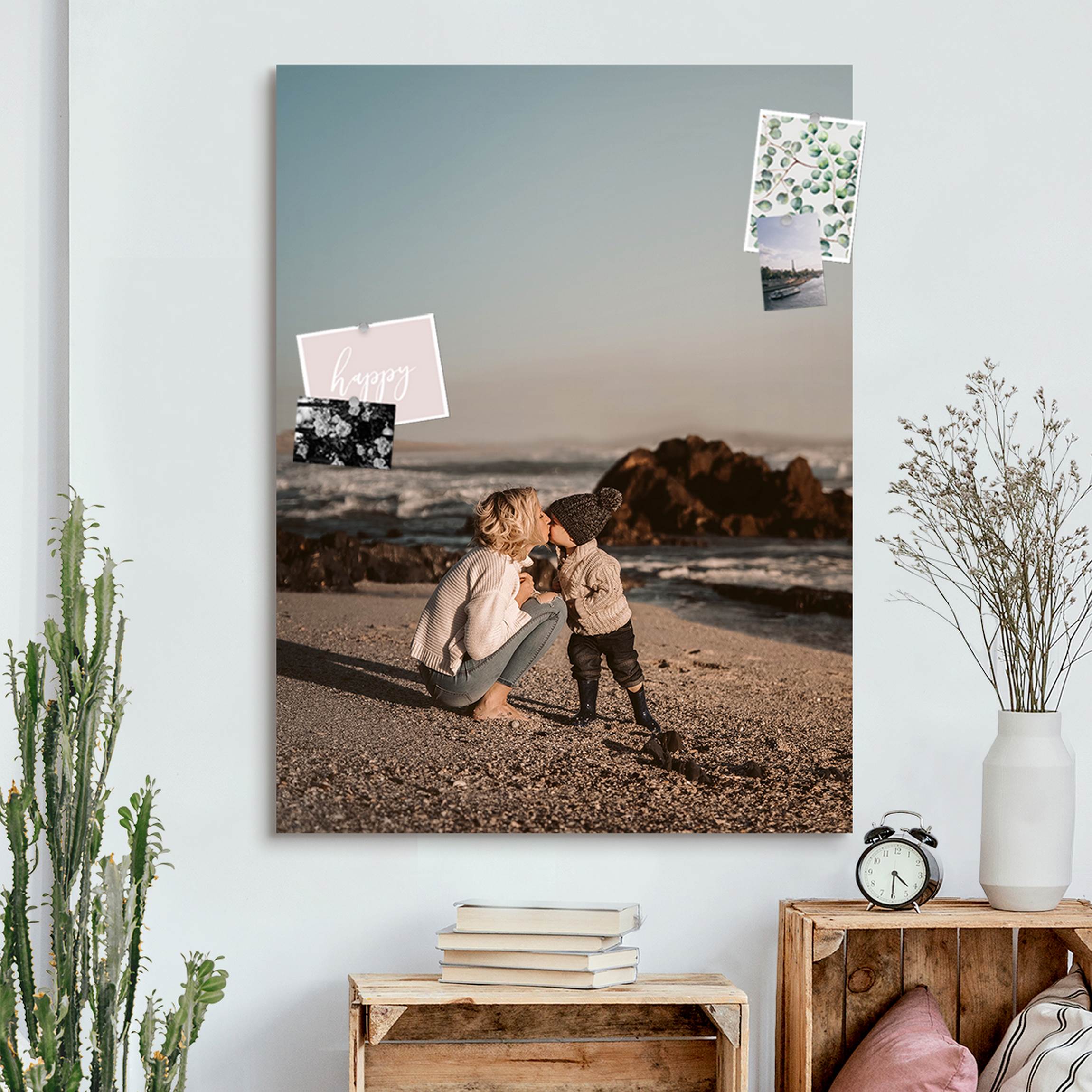Magnettafel von dir personalisiert Foto auf Magnettafel
