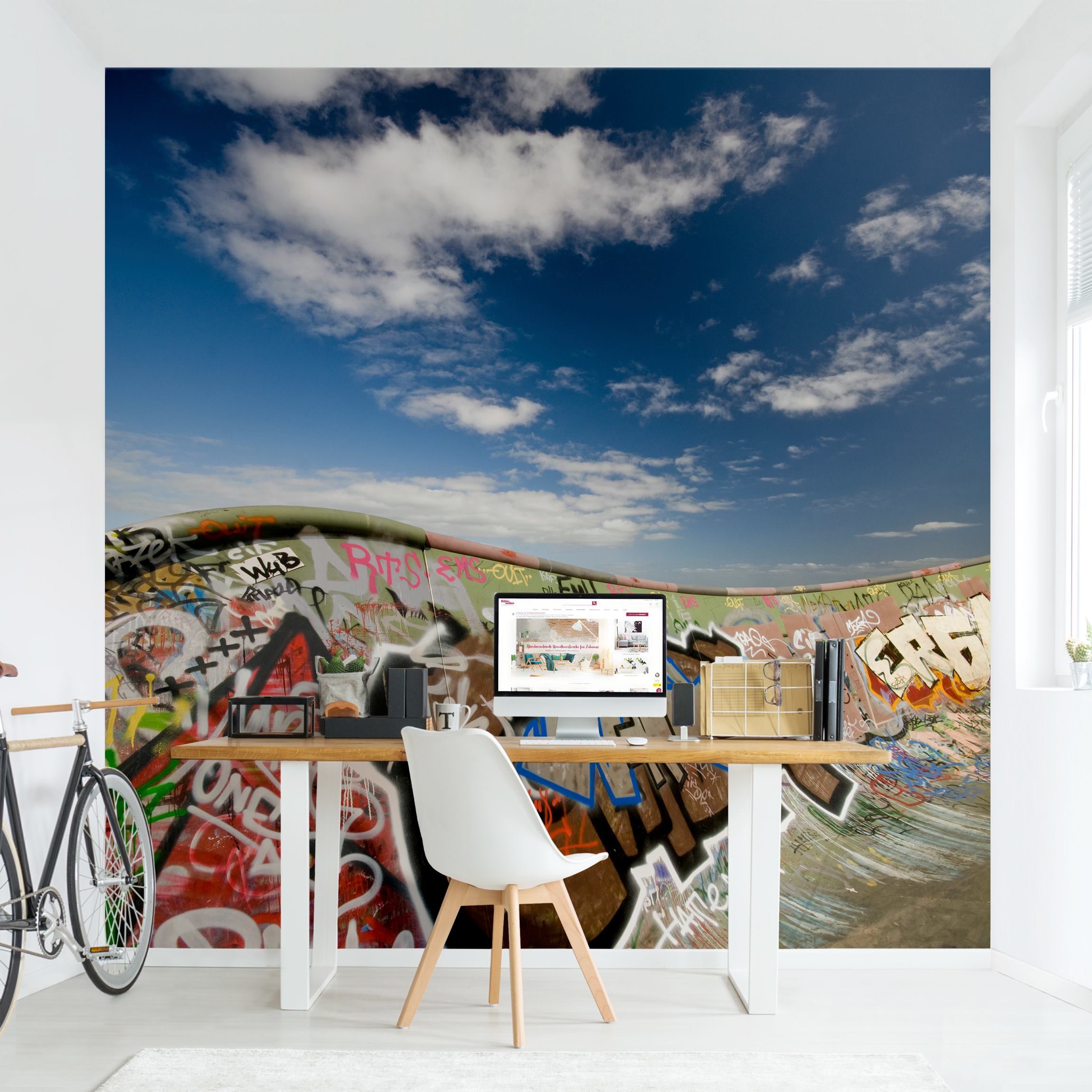 Fototapete Kinderzimmer Paradies für Skater