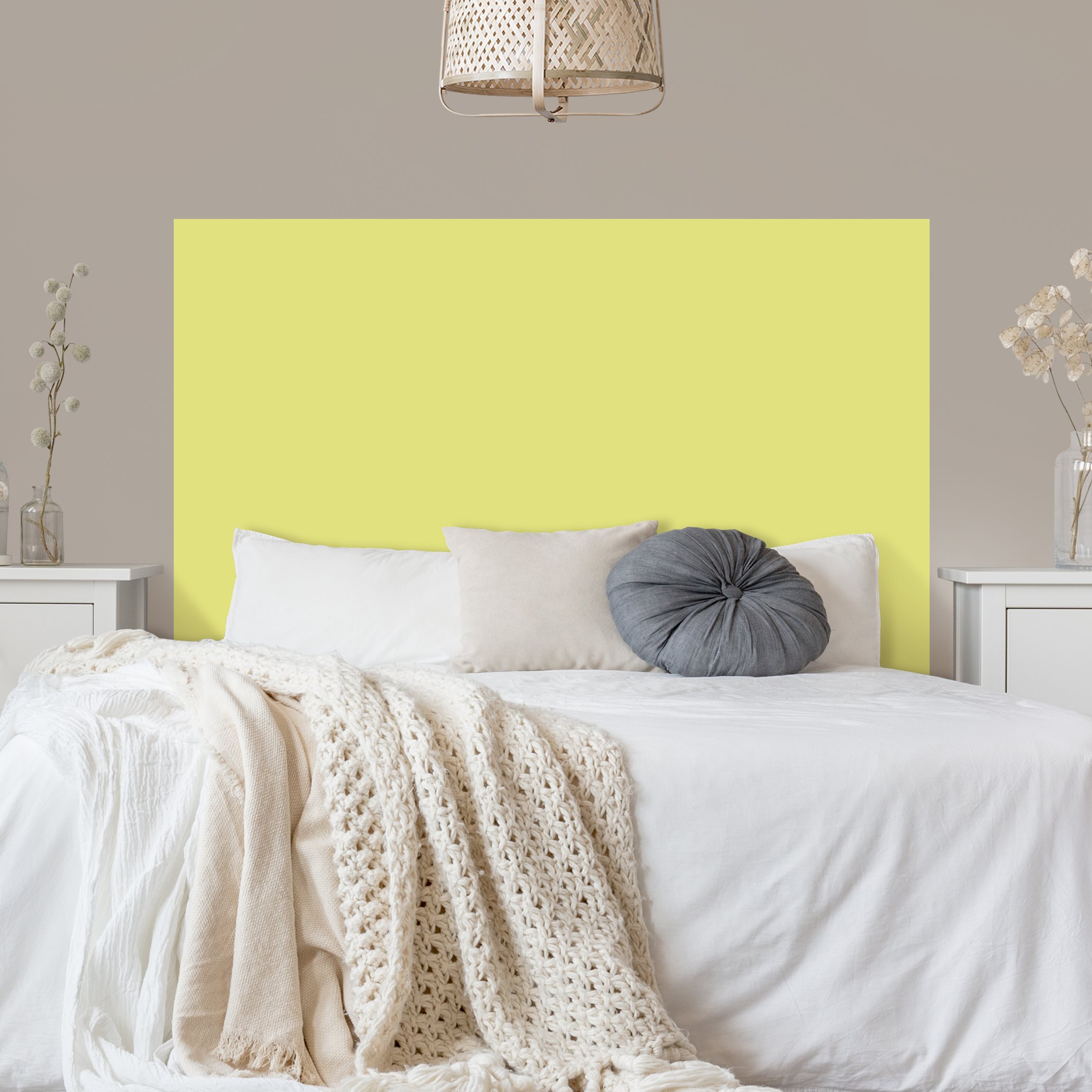 Kopfteil Bett Pastellgrün