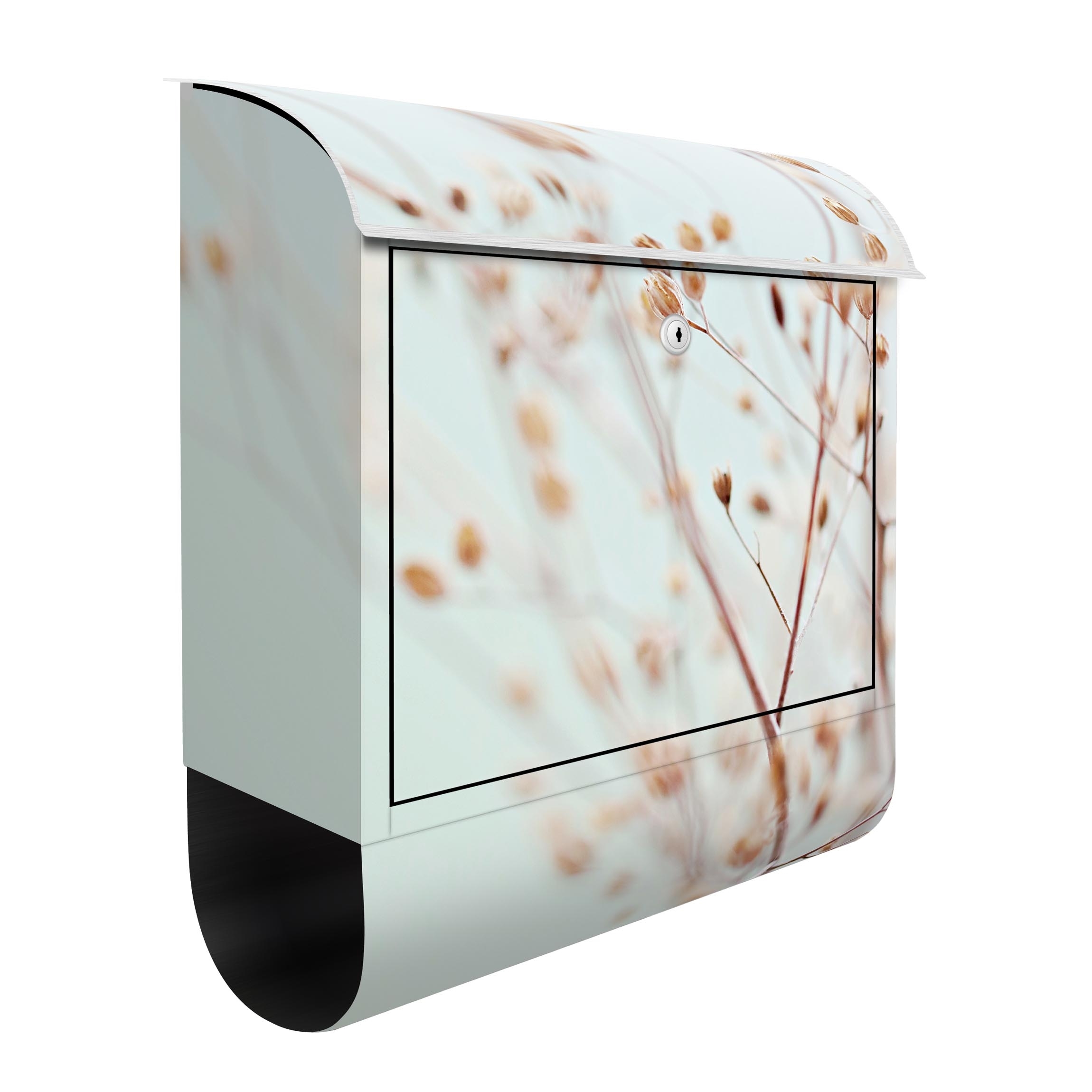 Briefkasten Pastellknospen am Wildblumenzweig