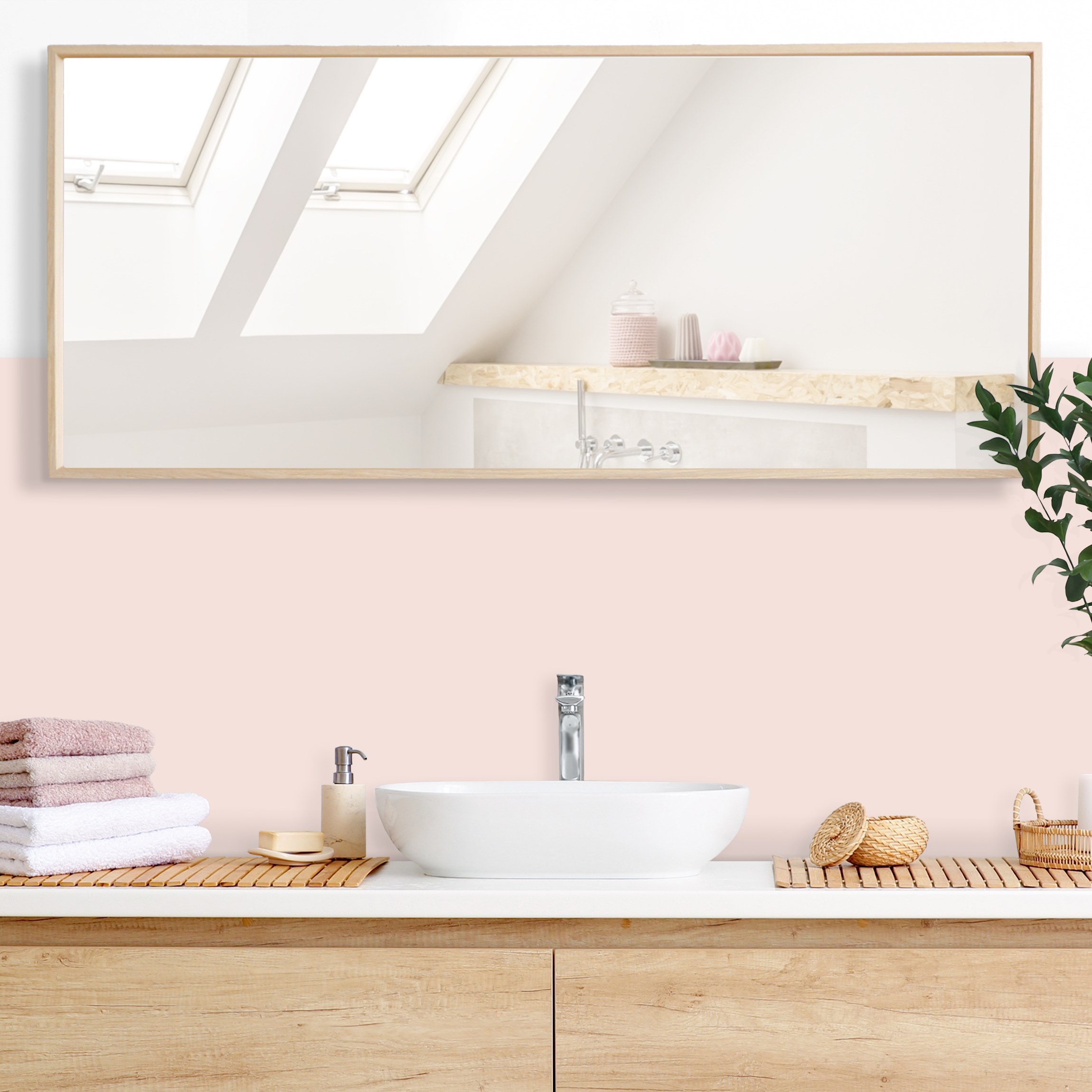 Wandverkleidung Bad Perlmutt